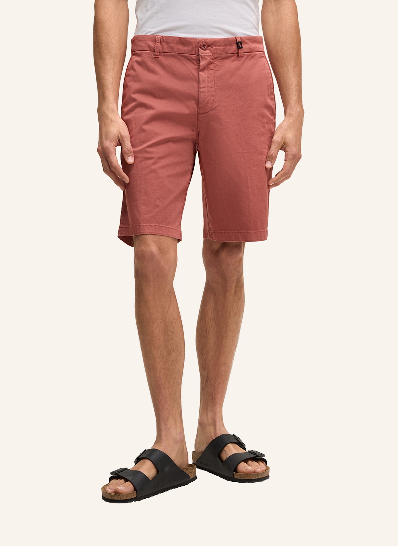 STRELLSON Chino-Shorts CRUSH: ROT