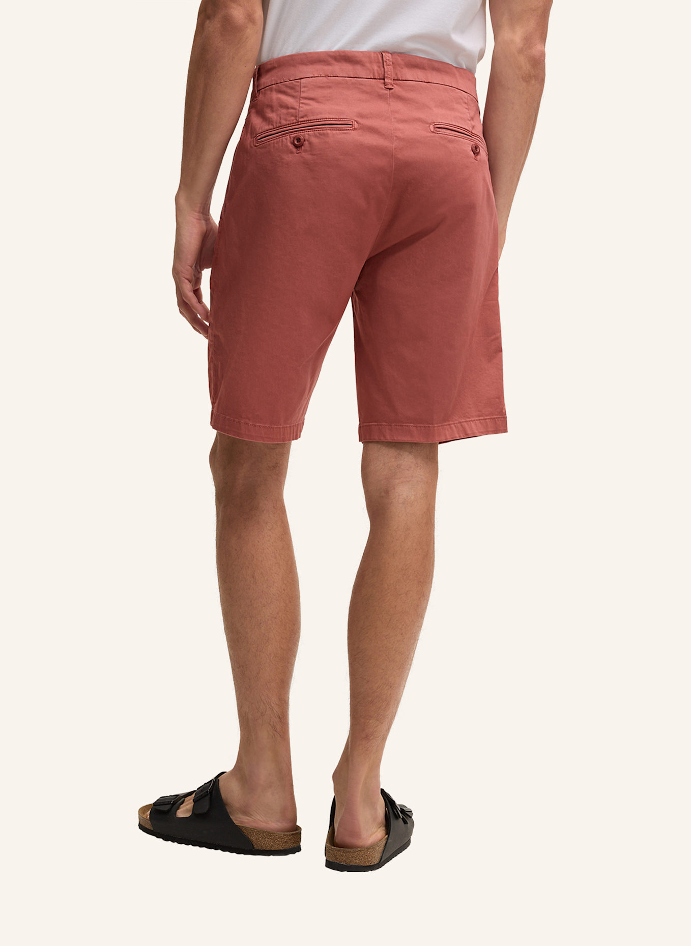 STRELLSON Chino-Shorts CRUSH: ROT
