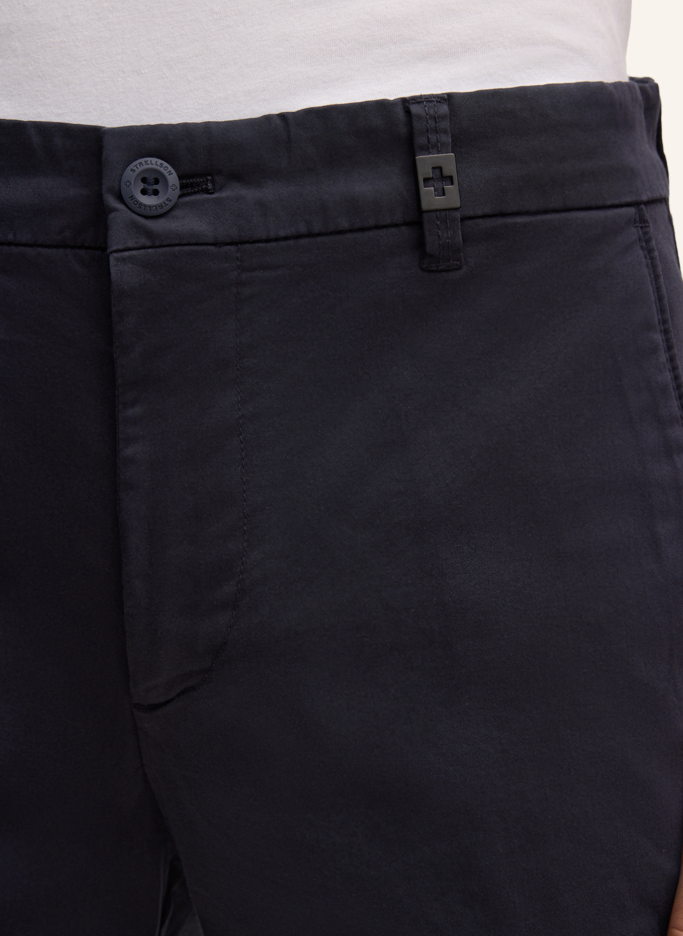 STRELLSON Chino-Shorts CRUSH: DUNKELBLAU
