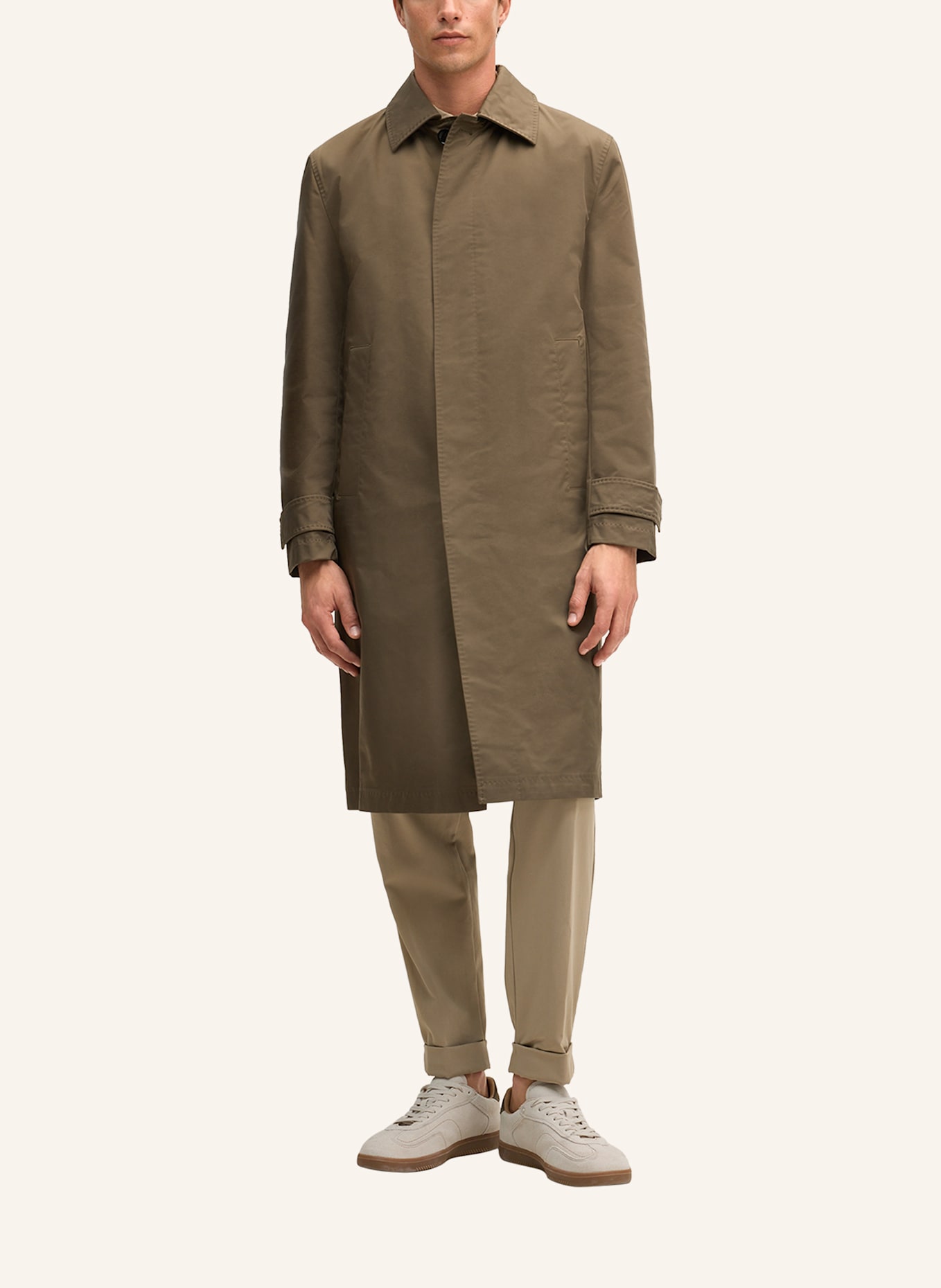 STRELLSON Trenchcoat BARLETTA: OLIV