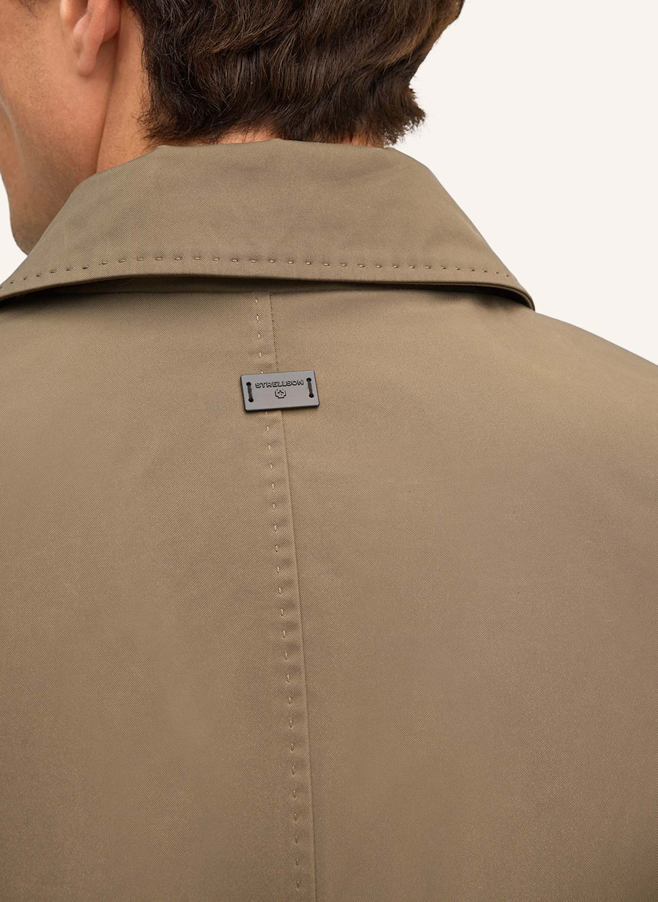 STRELLSON Trenchcoat BARLETTA: OLIV