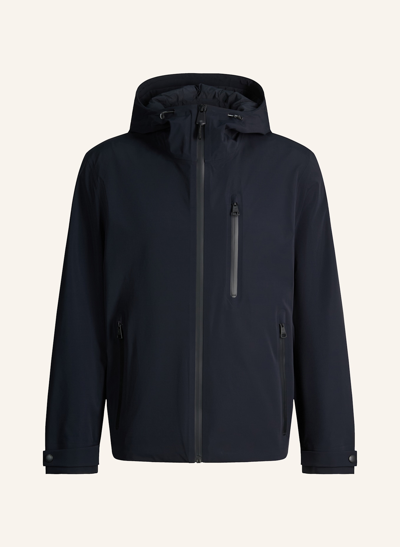 STRELLSON Windbreaker FLEX CROSS HOODY 2.0: DUNKELBLAU