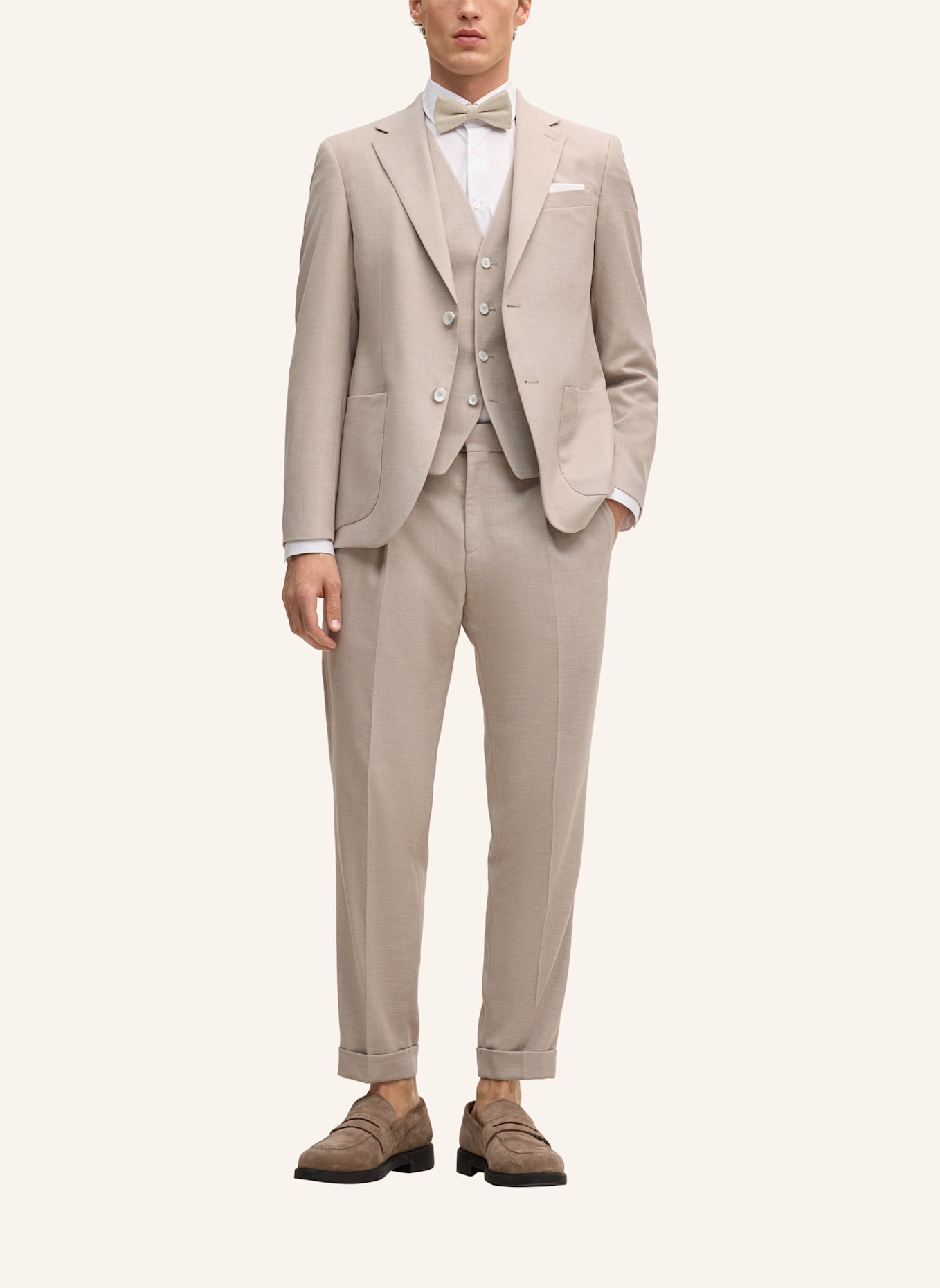 STRELLSON Baukasten Anzughose LUIS: BEIGE