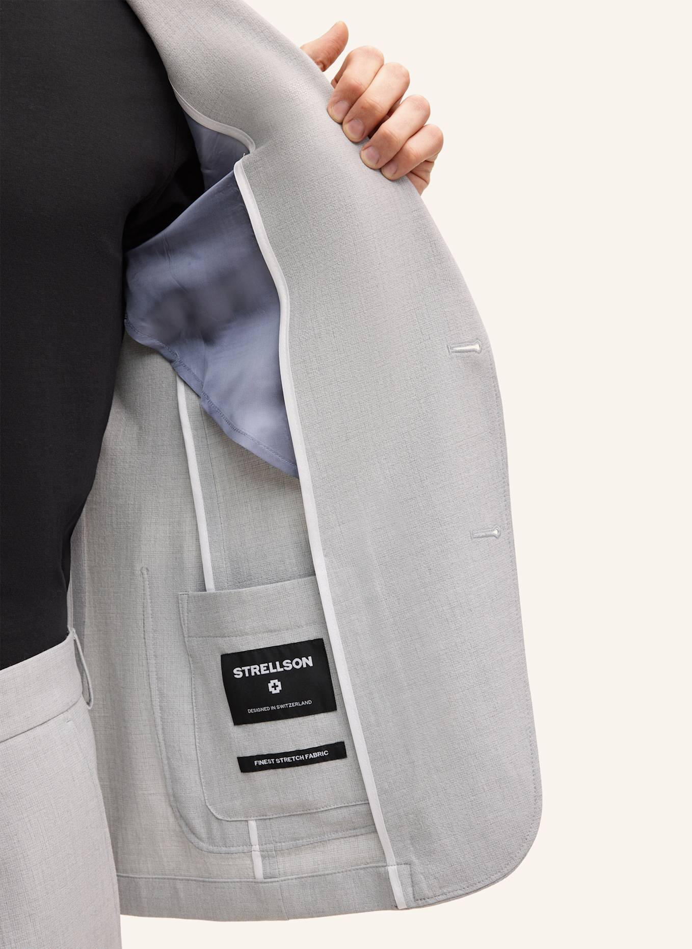 STRELLSON Baukasten Sakko ADWYN: HELLGRAU