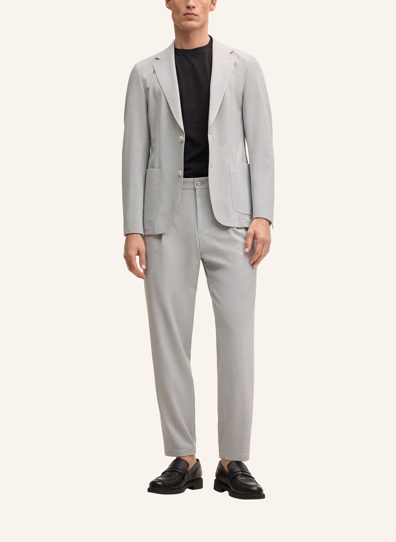 STRELLSON Baukasten Anzughose LOIS: HELLGRAU