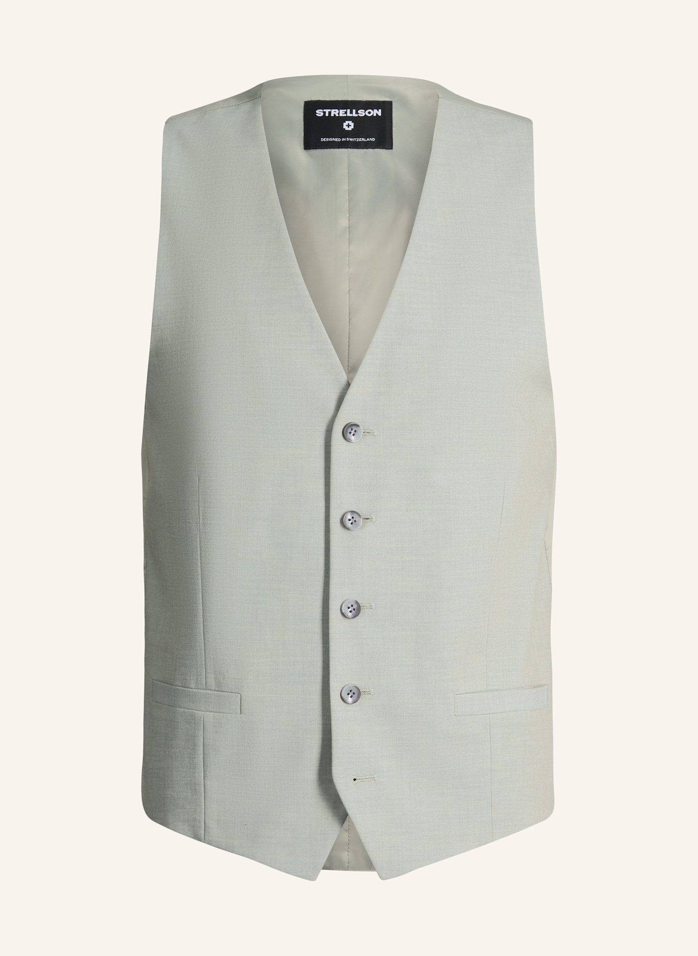 STRELLSON Anzugweste VES2 Extra Slim Fit: GRÜN