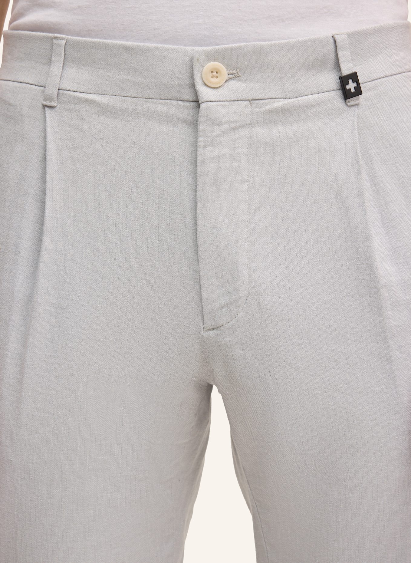 STRELLSON Bundfaltenhose LOUIS: HELLGRAU