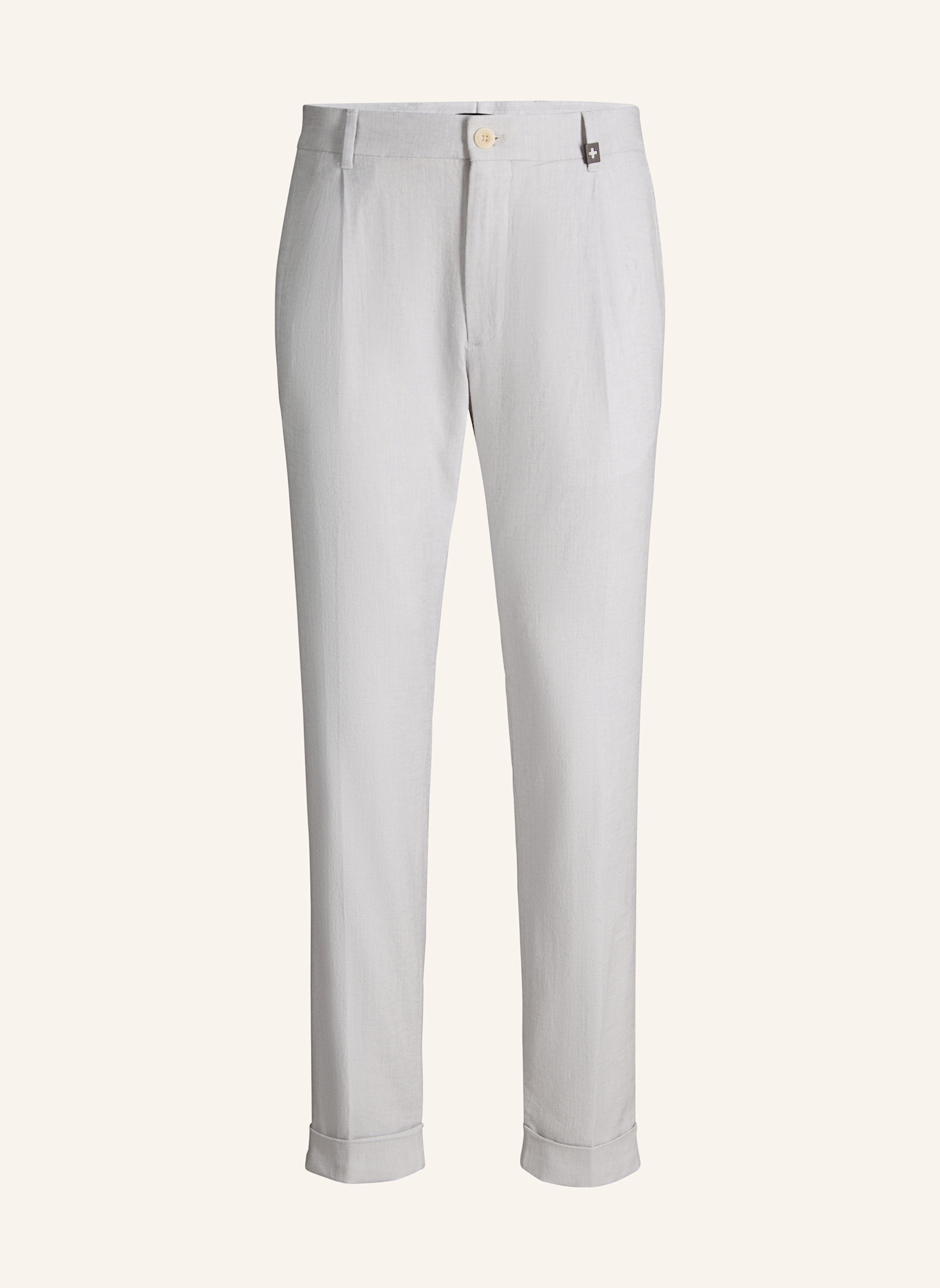 STRELLSON Bundfaltenhose LOUIS: HELLGRAU