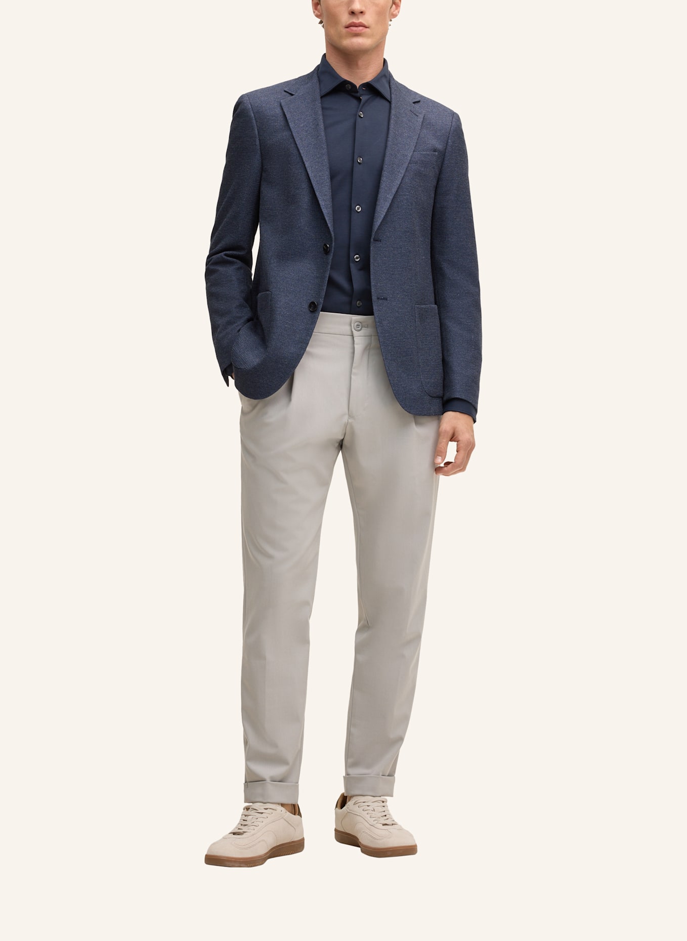 STRELLSON Hemd SPIKE: DUNKELBLAU