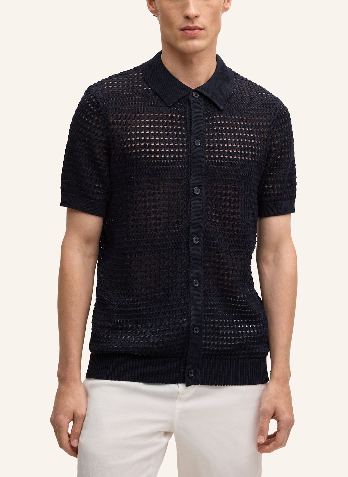 STRELLSON Shirt ANDER: DUNKELBLAU