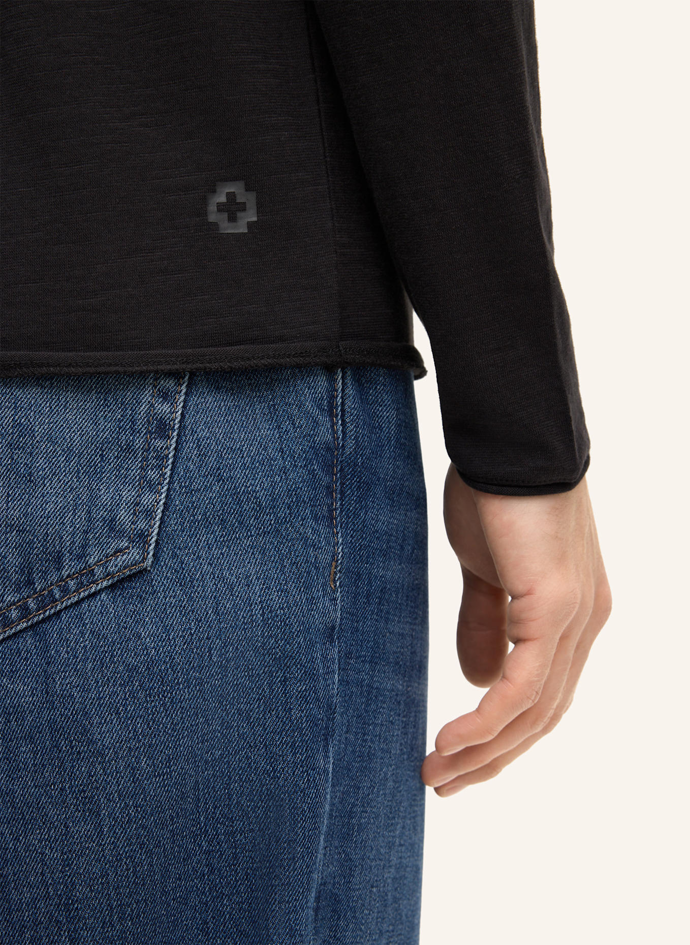 STRELLSON Longsleeve COLIN: SCHWARZ