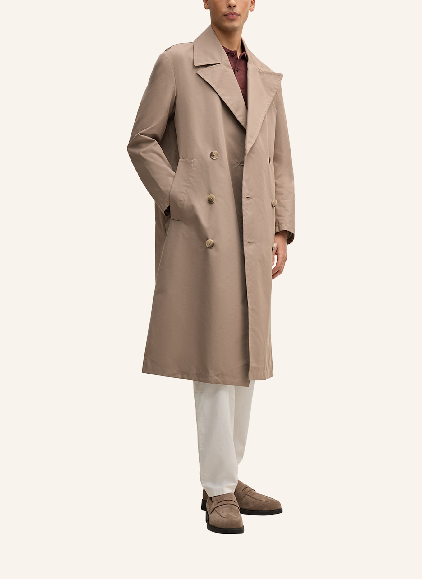 STRELLSON Trenchcoat ARCHIVE TRENCH: BEIGE