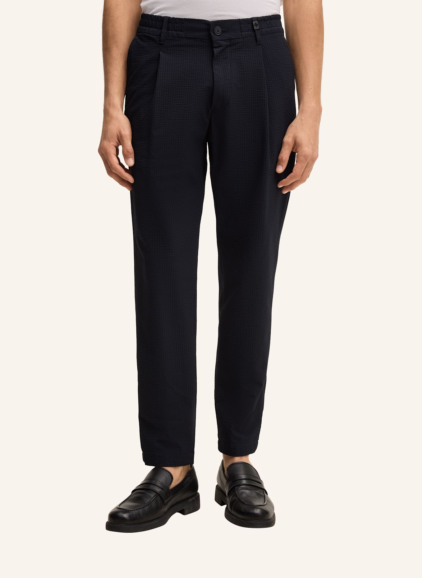 STRELLSON Bundfaltenhose LUI: DUNKELBLAU