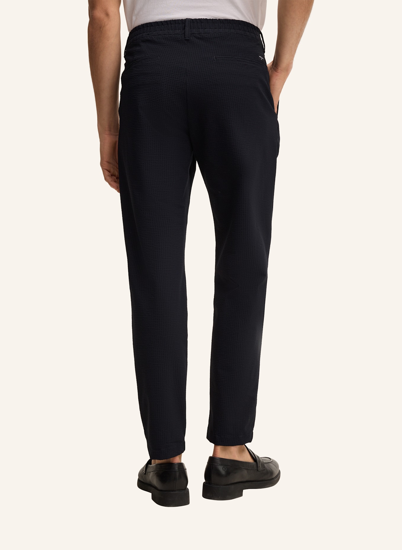 STRELLSON Bundfaltenhose LUI: DUNKELBLAU