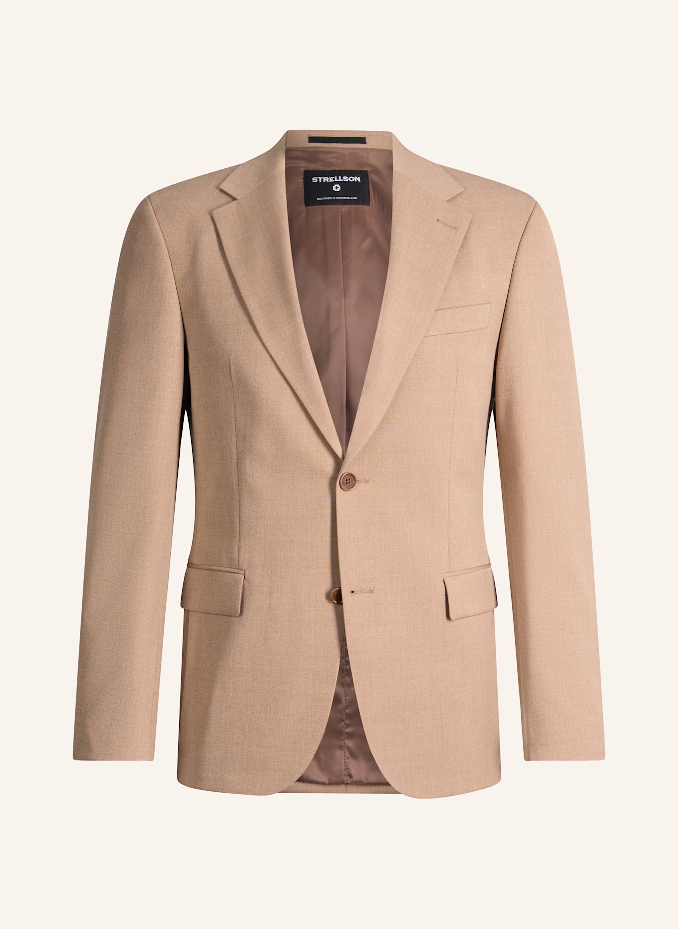 STRELLSON Anzugsakko ALZER Slim Fit: BEIGE