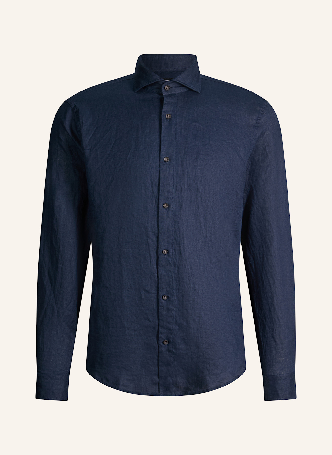 STRELLSON Leinenhemd CEASAR Slim Fit: DUNKELBLAU