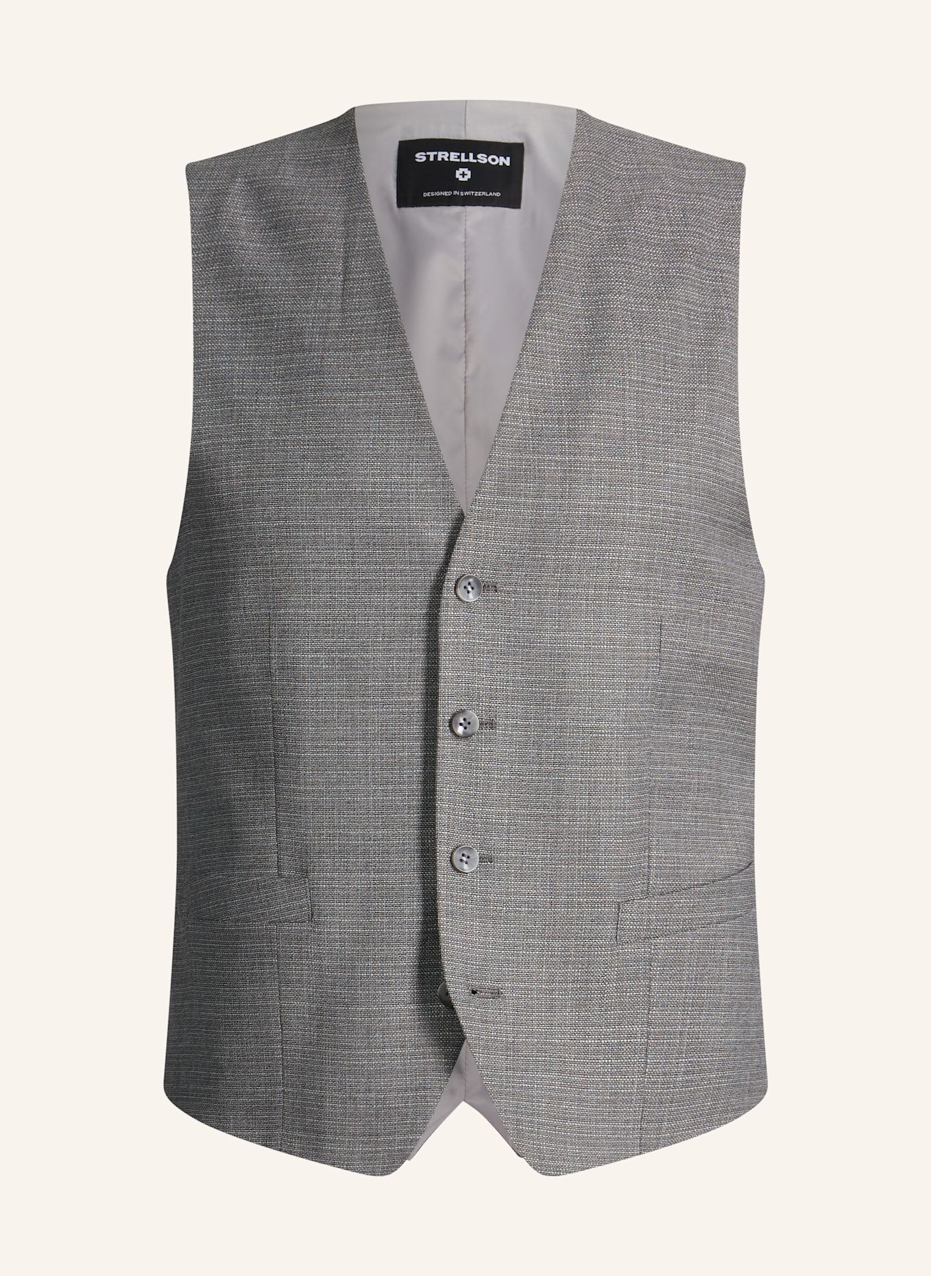 STRELLSON Anzugweste GYL2 Slim Fit: GRAU