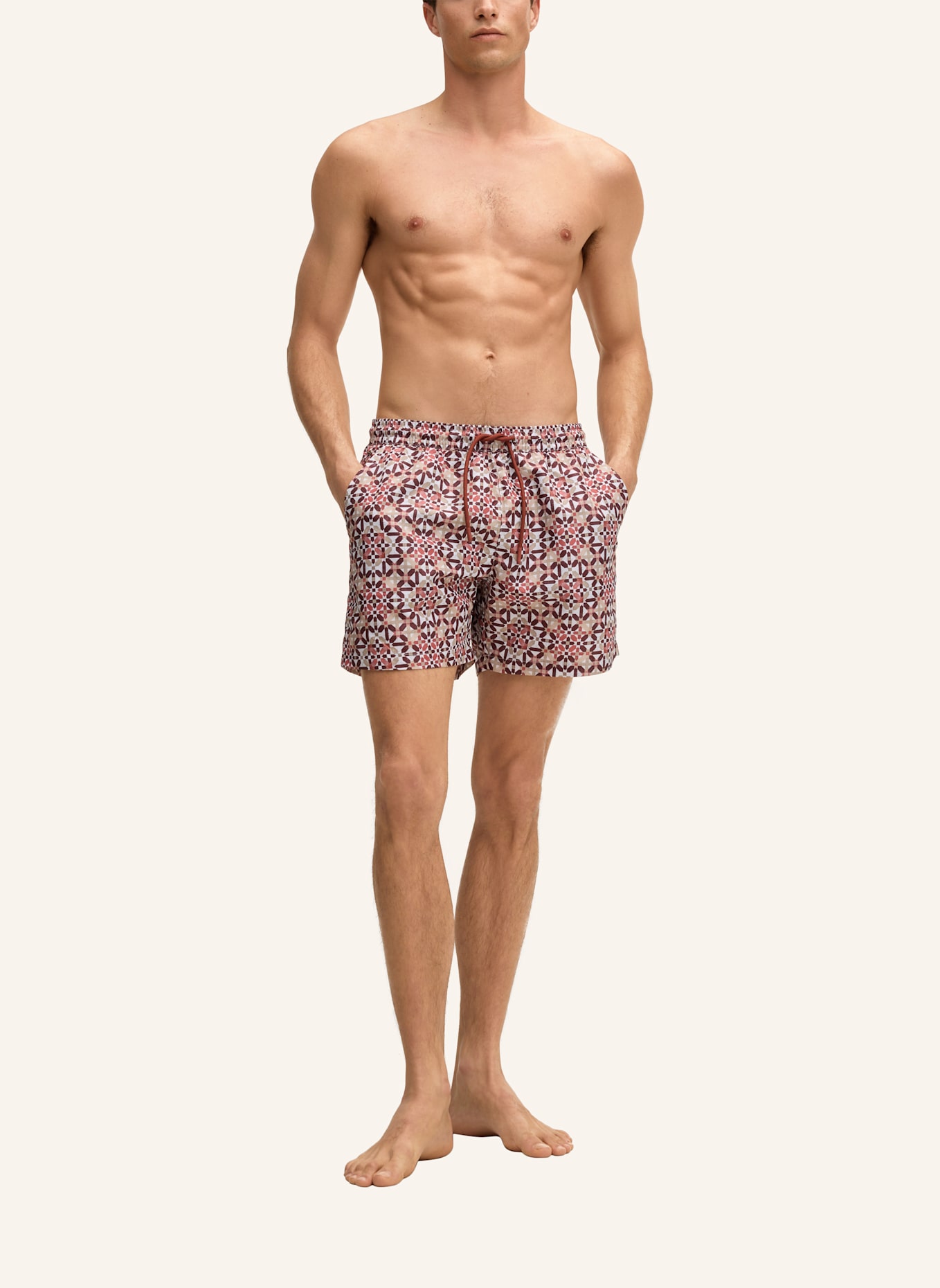 STRELLSON Badeshorts LAGO: ROT