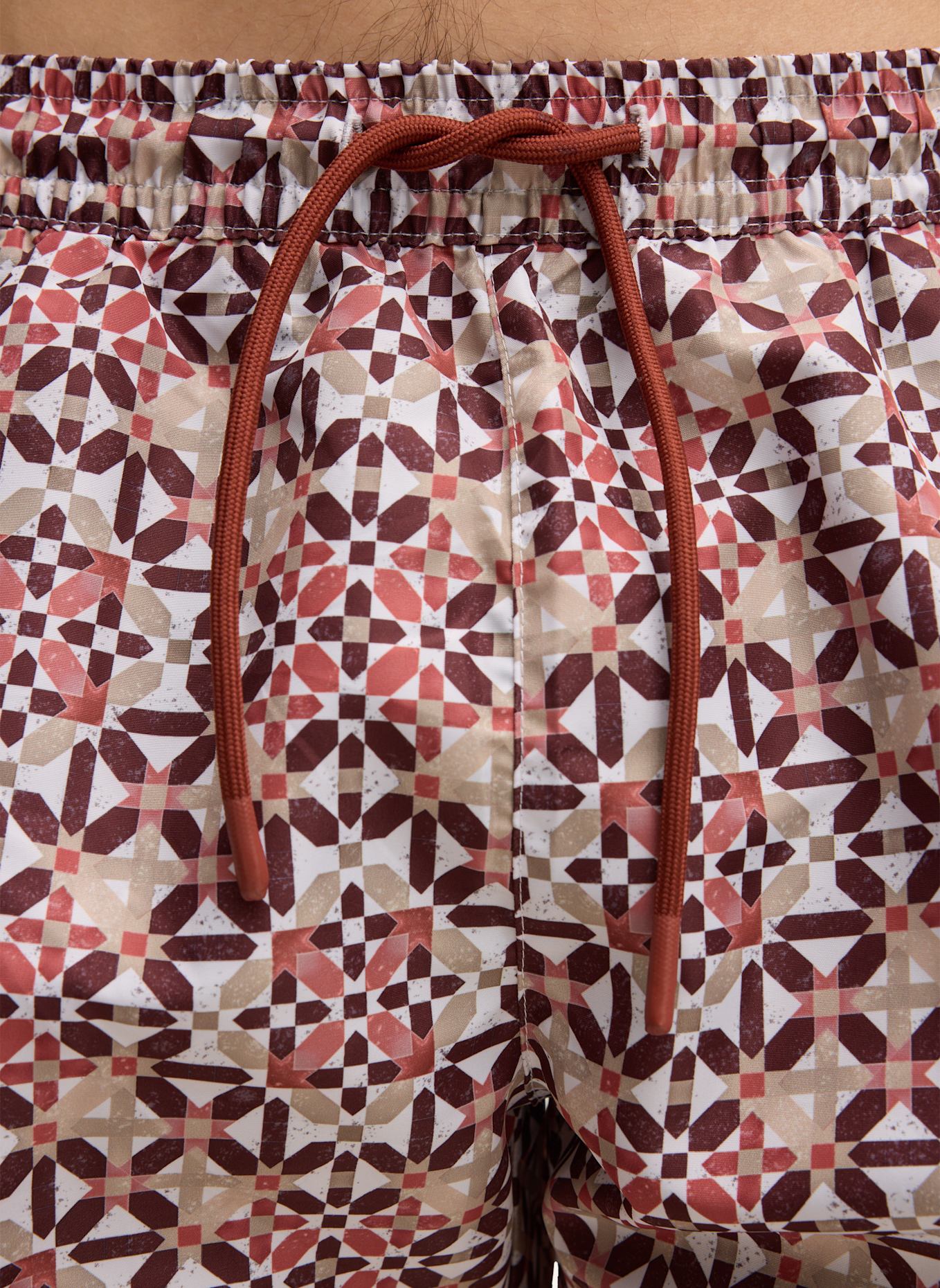 STRELLSON Badeshorts LAGO: ROT