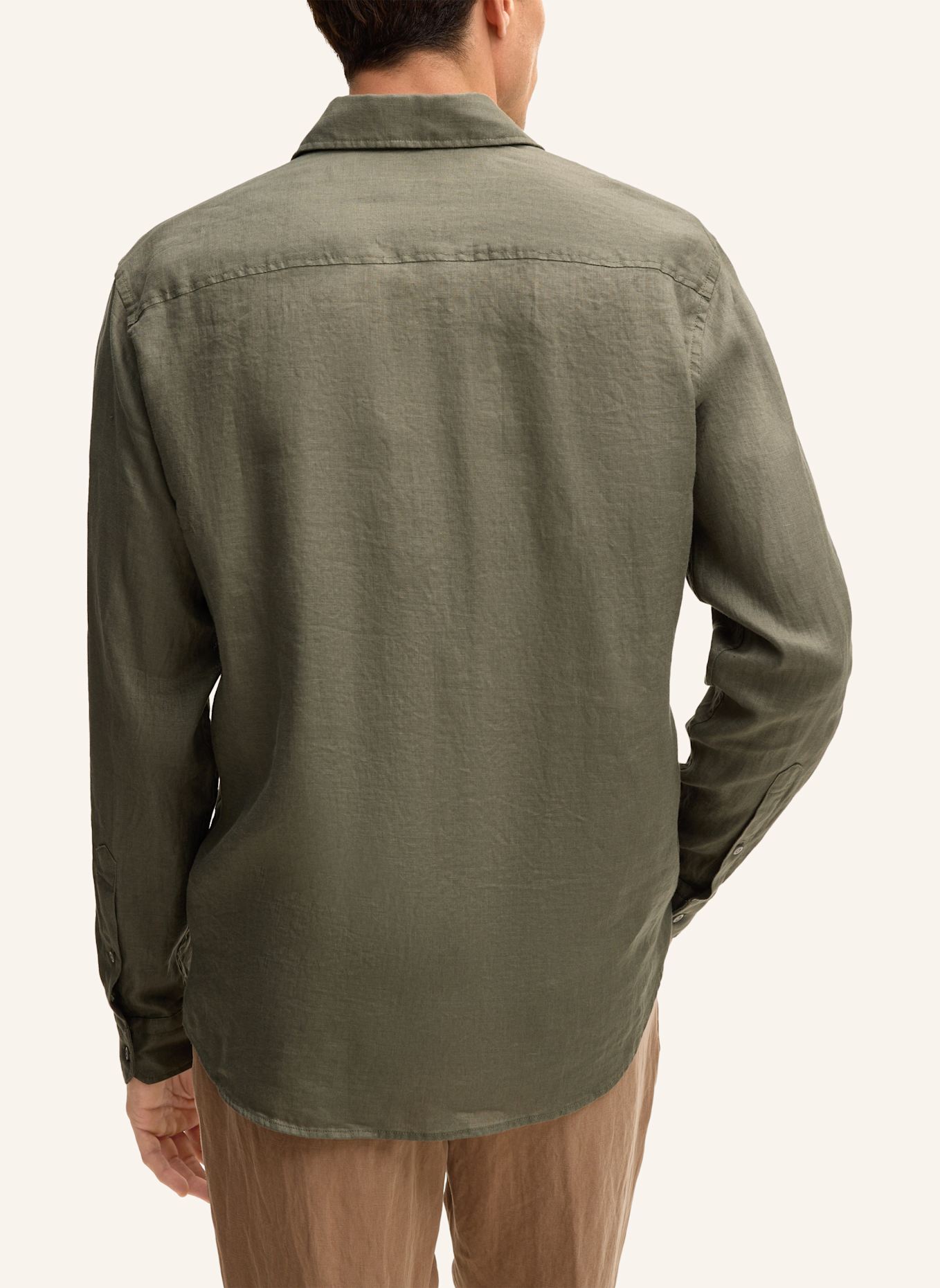 STRELLSON Leinenhemd CEASAR Slim Fit: GRÜN