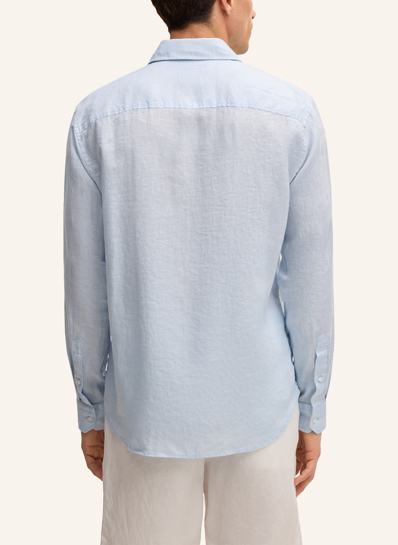 STRELLSON Leinenhemd CEASAR Slim Fit: HELLBLAU