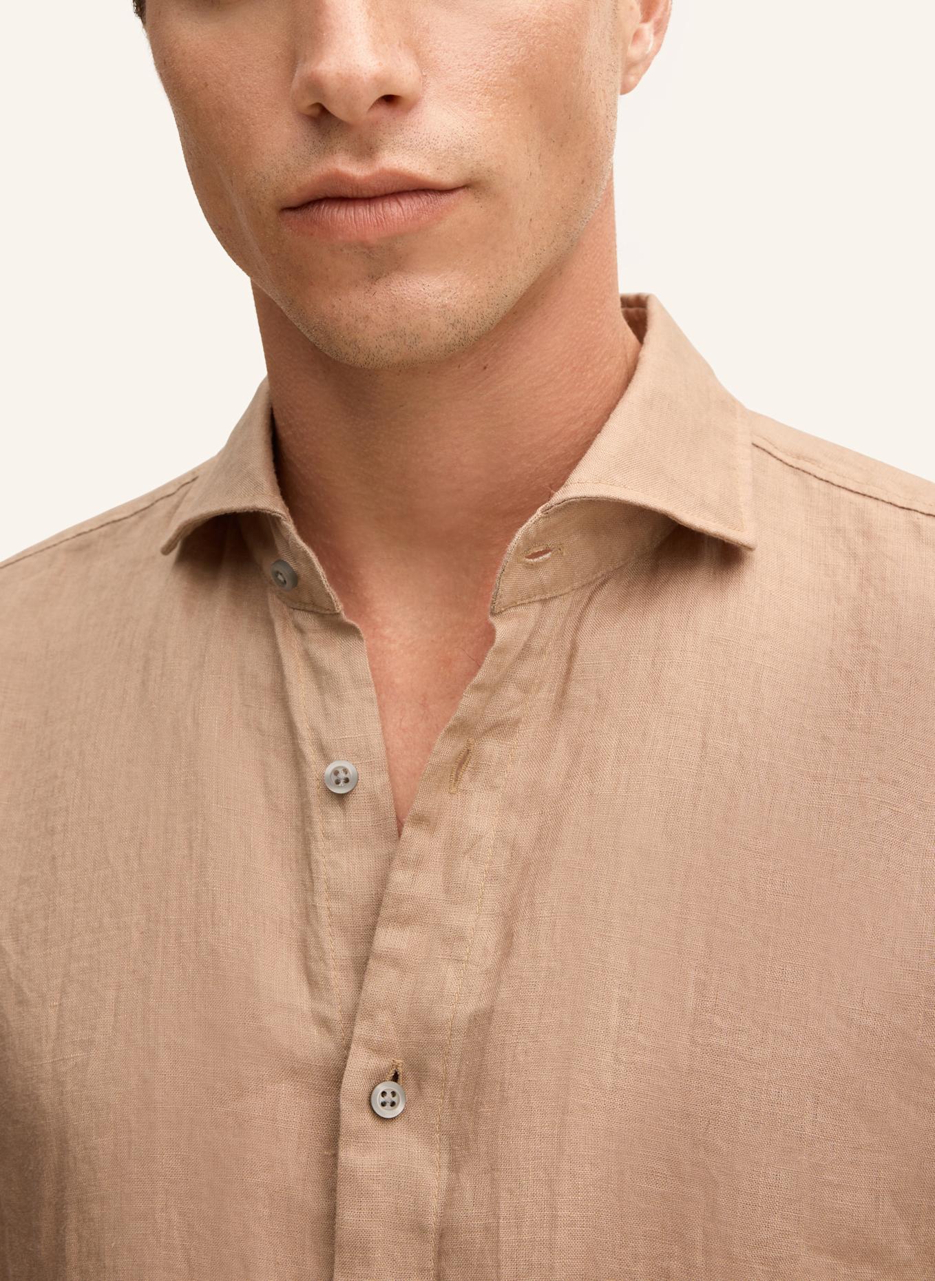 STRELLSON Leinenhemd CEASAR Slim Fit: BEIGE
