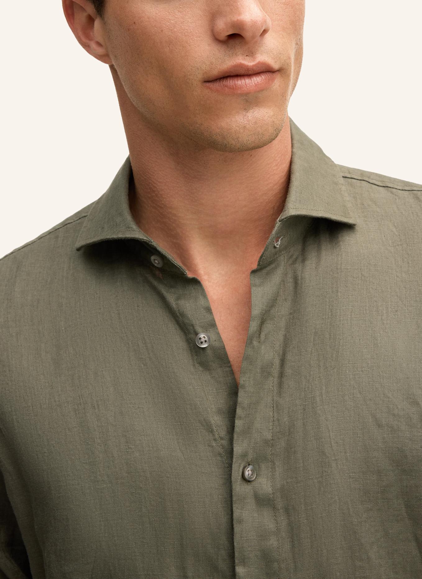 STRELLSON Leinenhemd CEASAR Slim Fit: GRÜN