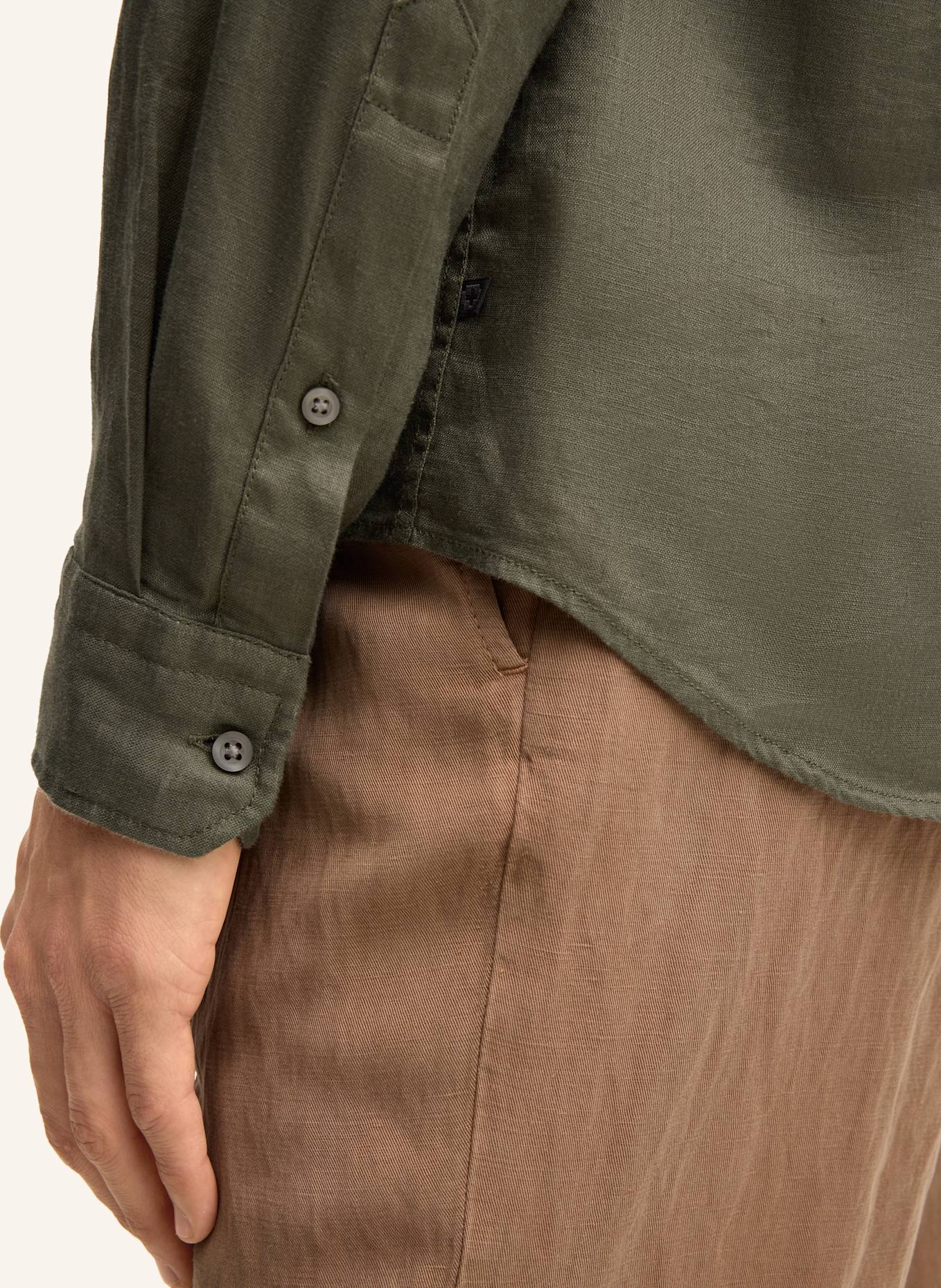 STRELLSON Leinenhemd CEASAR Slim Fit: GRÜN