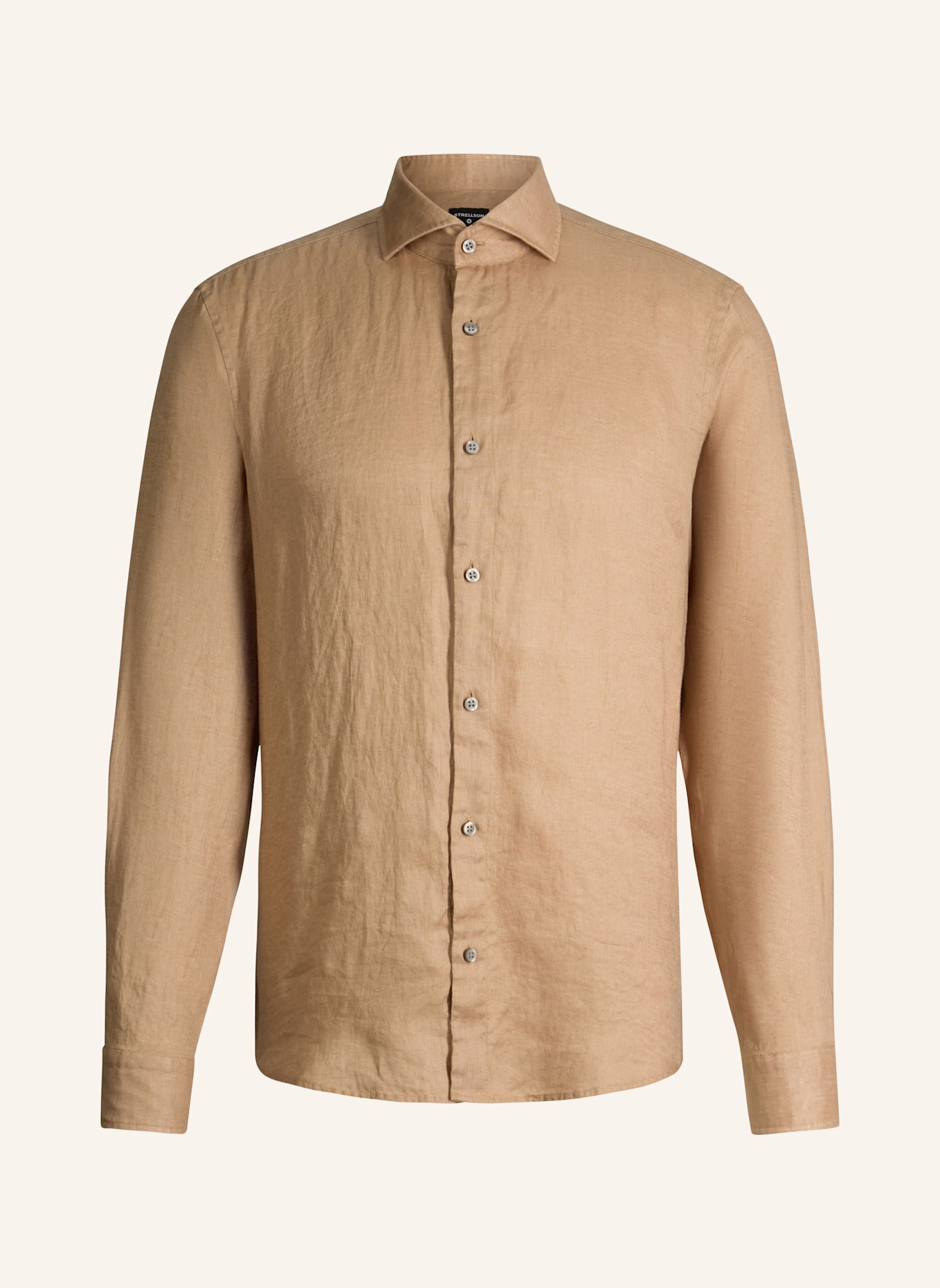 STRELLSON Leinenhemd CEASAR Slim Fit: BEIGE