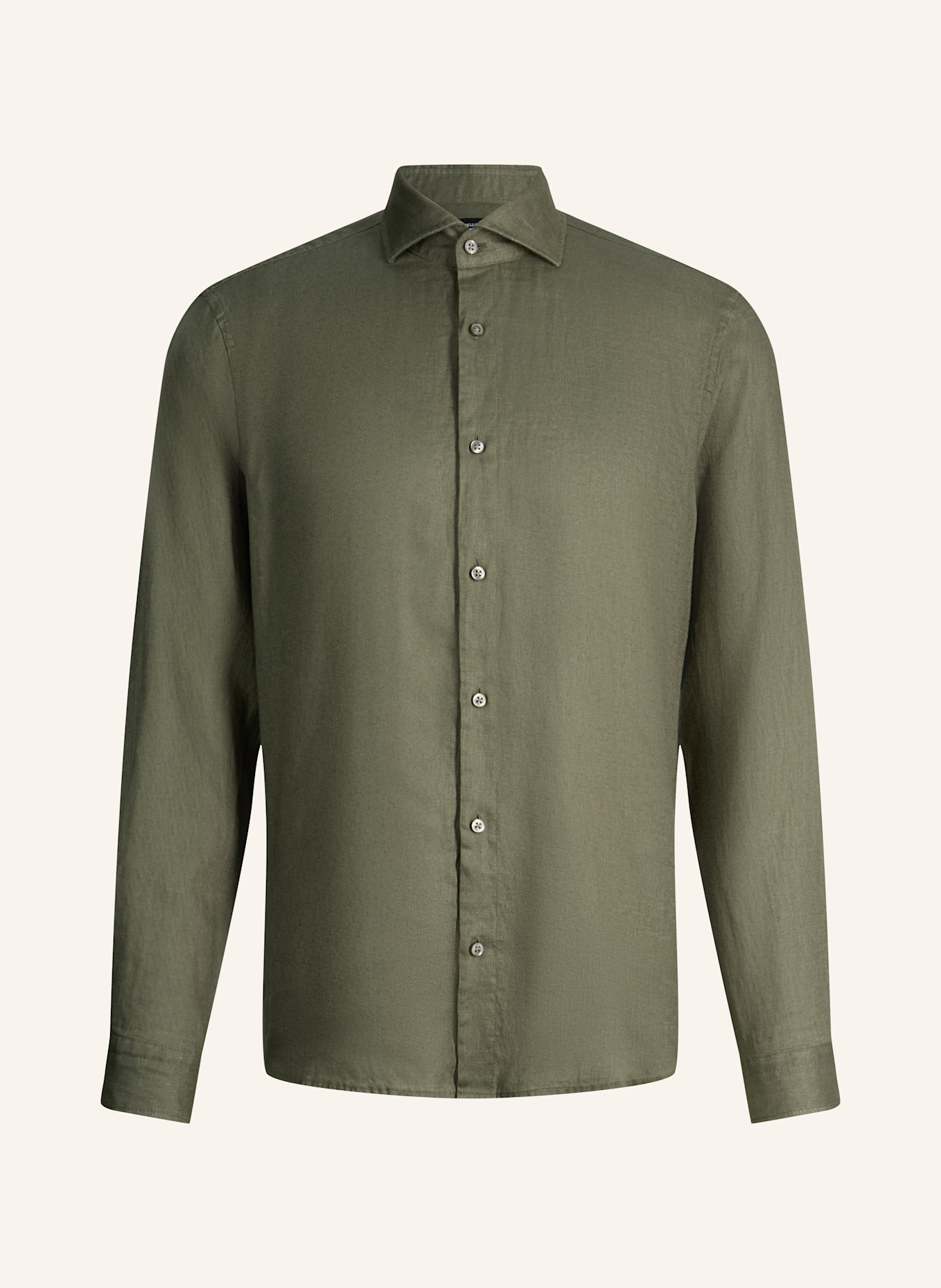 STRELLSON Leinenhemd CEASAR Slim Fit: GRÜN