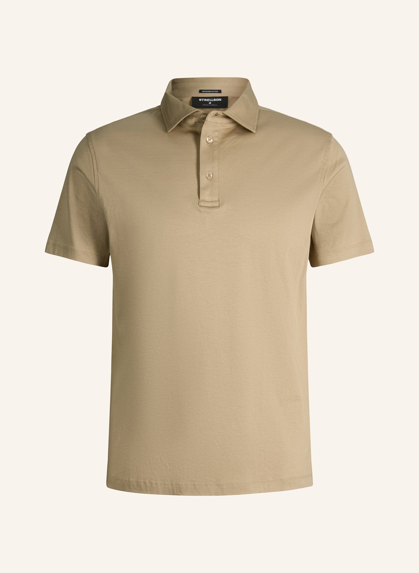 STRELLSON Jersey-Poloshirt PEPE: BEIGE