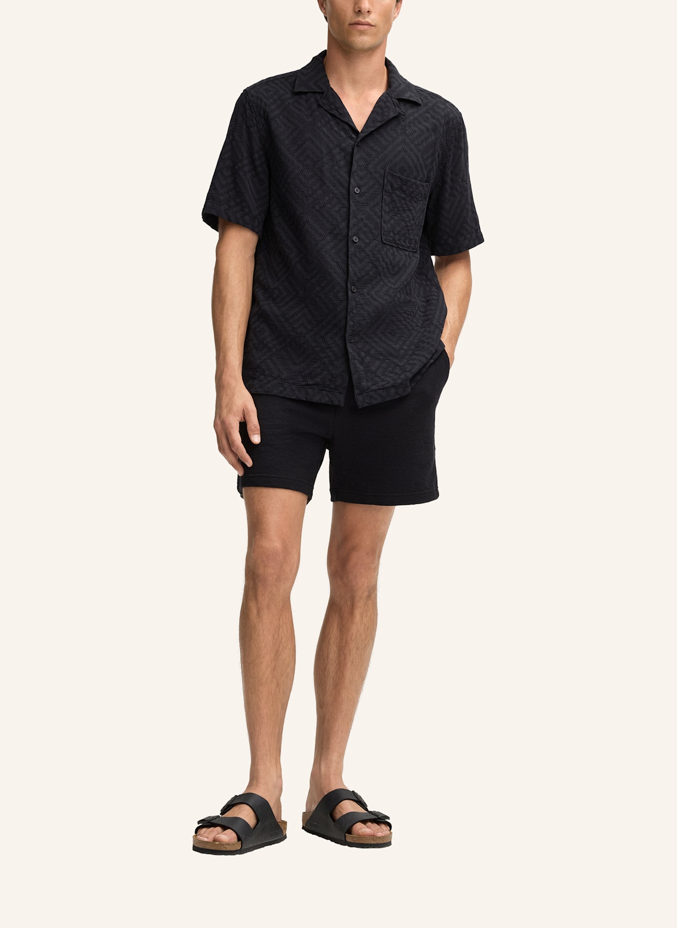 STRELLSON Hemd CISCO: SCHWARZ