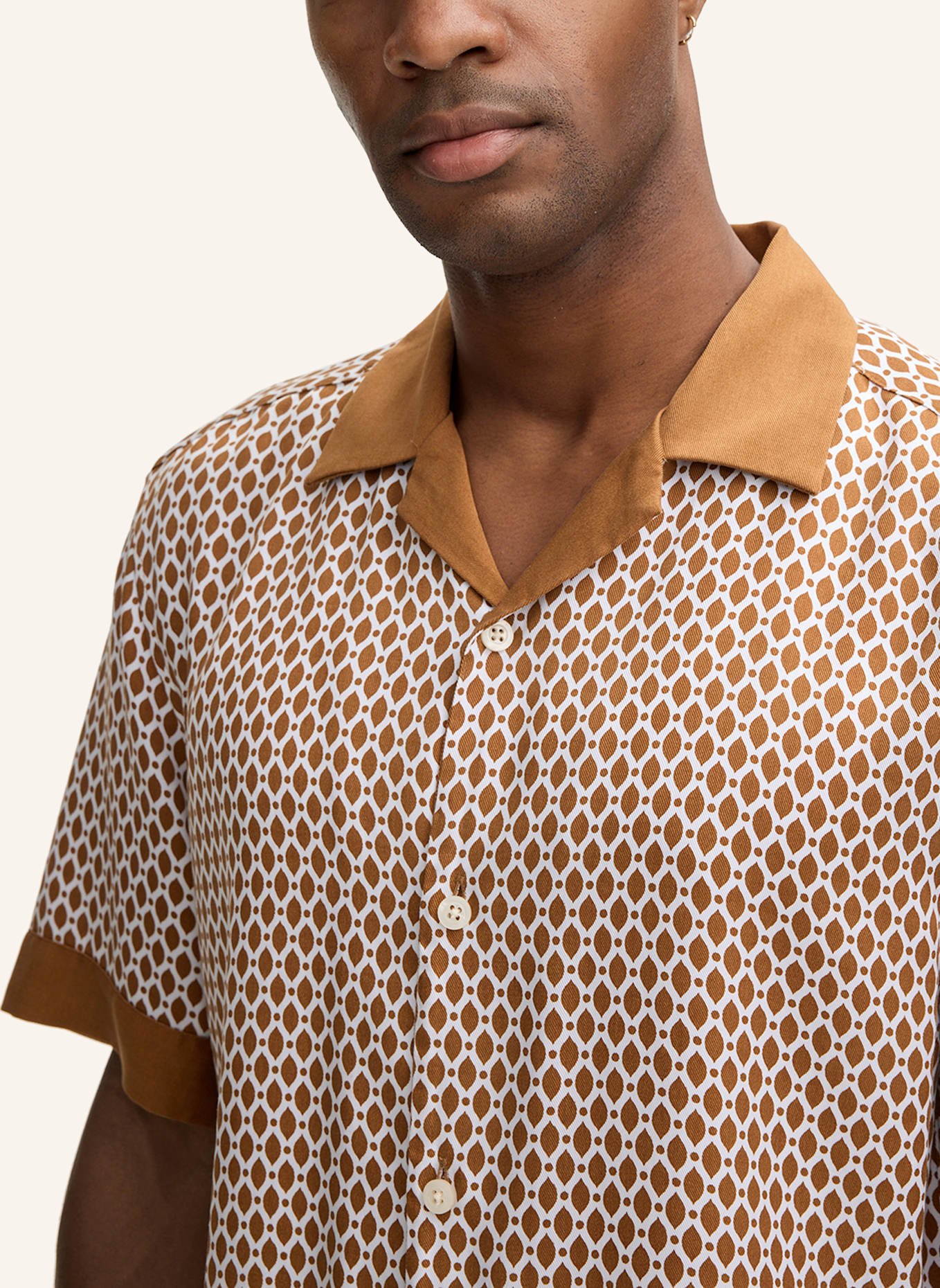 STRELLSON Hemd: BEIGE