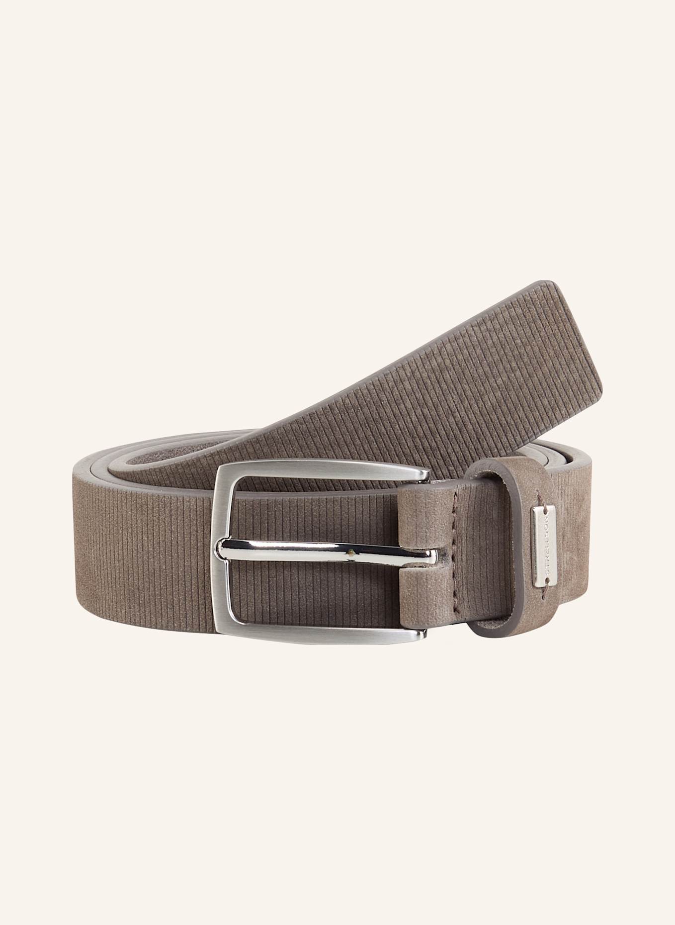 STRELLSON Gürtel LEDERGÜRTEL: BRAUN