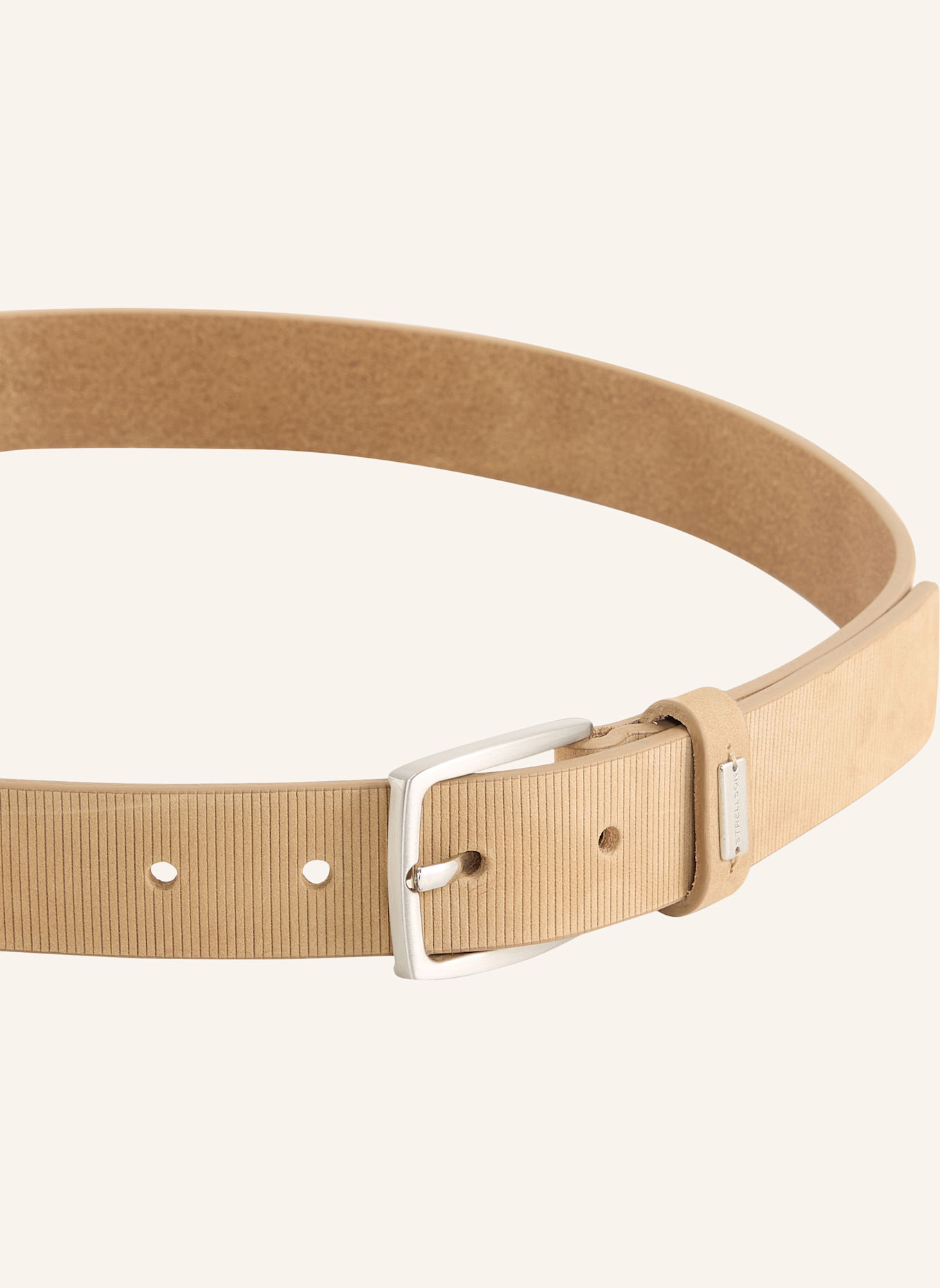 STRELLSON Gürtel LEDERGÜRTEL: BEIGE