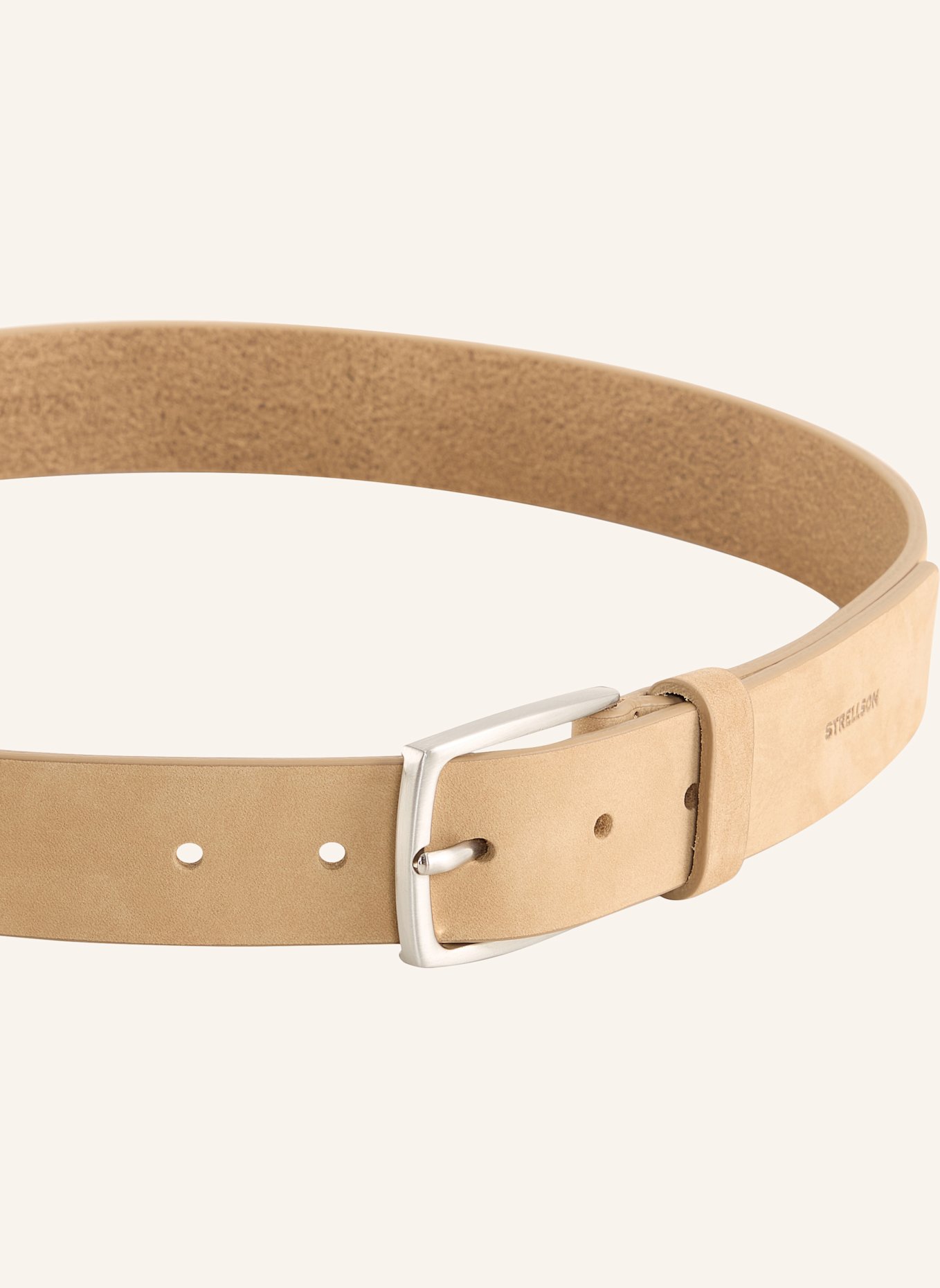 STRELLSON Gürtel LEDERGÜRTEL: BEIGE
