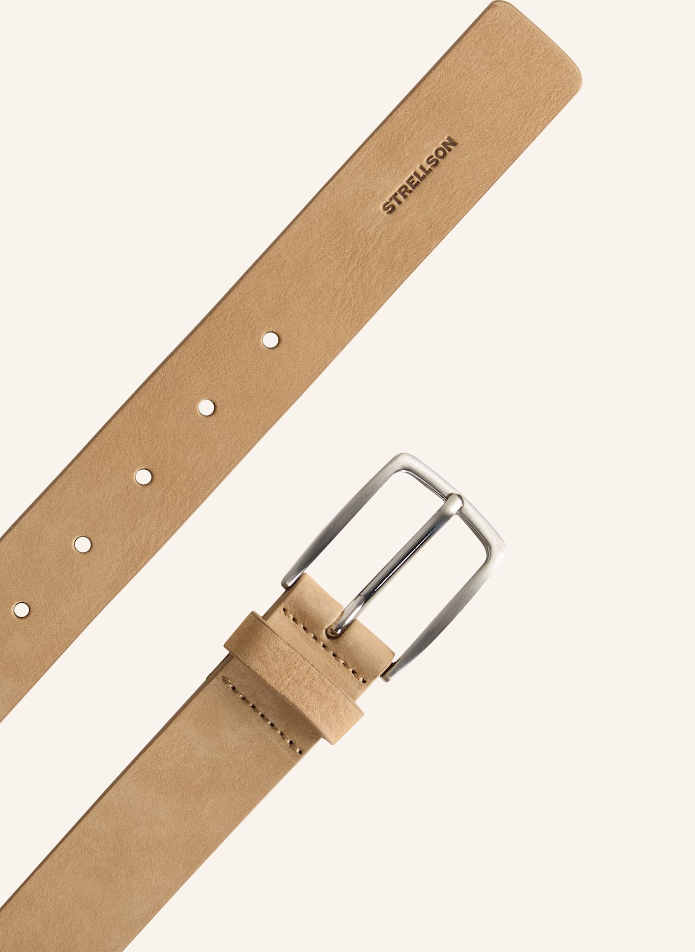 STRELLSON Gürtel LEDERGÜRTEL: BEIGE