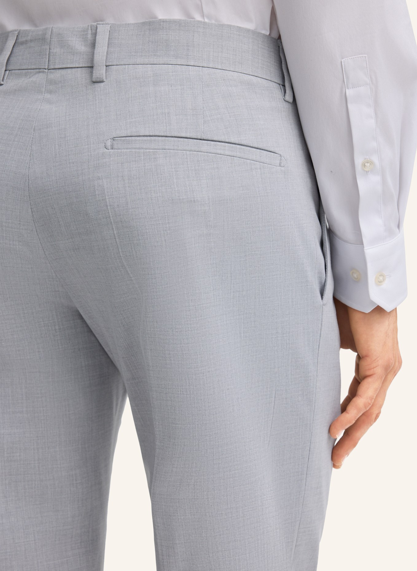 STRELLSON Anzughose MELWIN Slim Fit: HELLGRAU