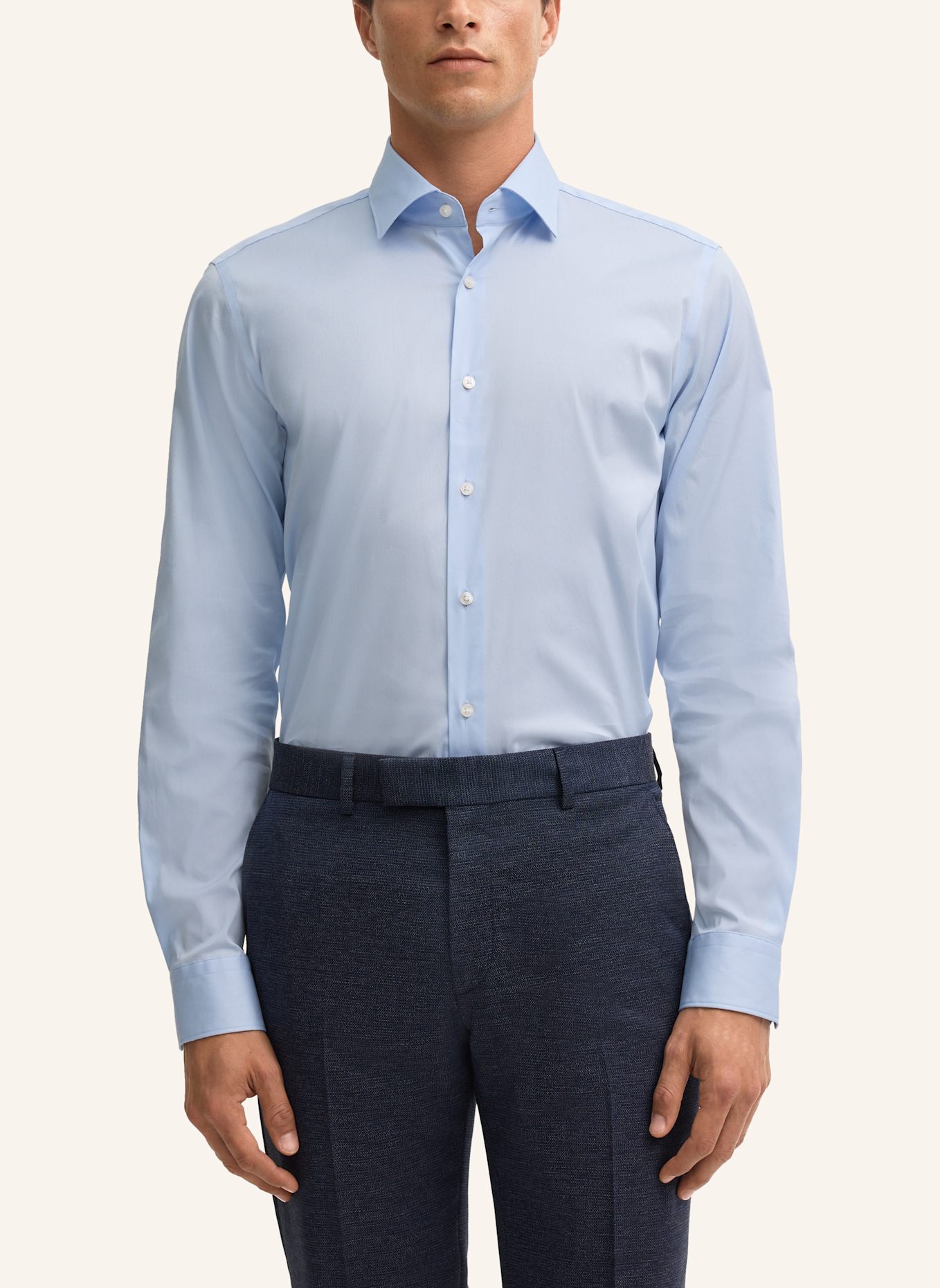 STRELLSON Hemd CHRIS: HELLBLAU