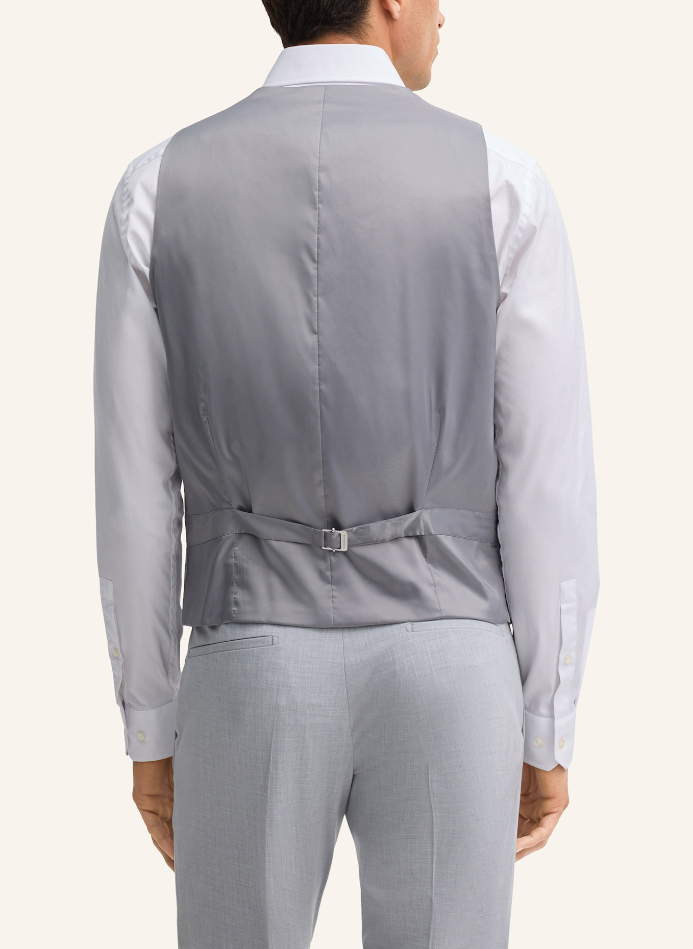 STRELLSON Anzugweste VES2 Extra Slim Fit: HELLGRAU
