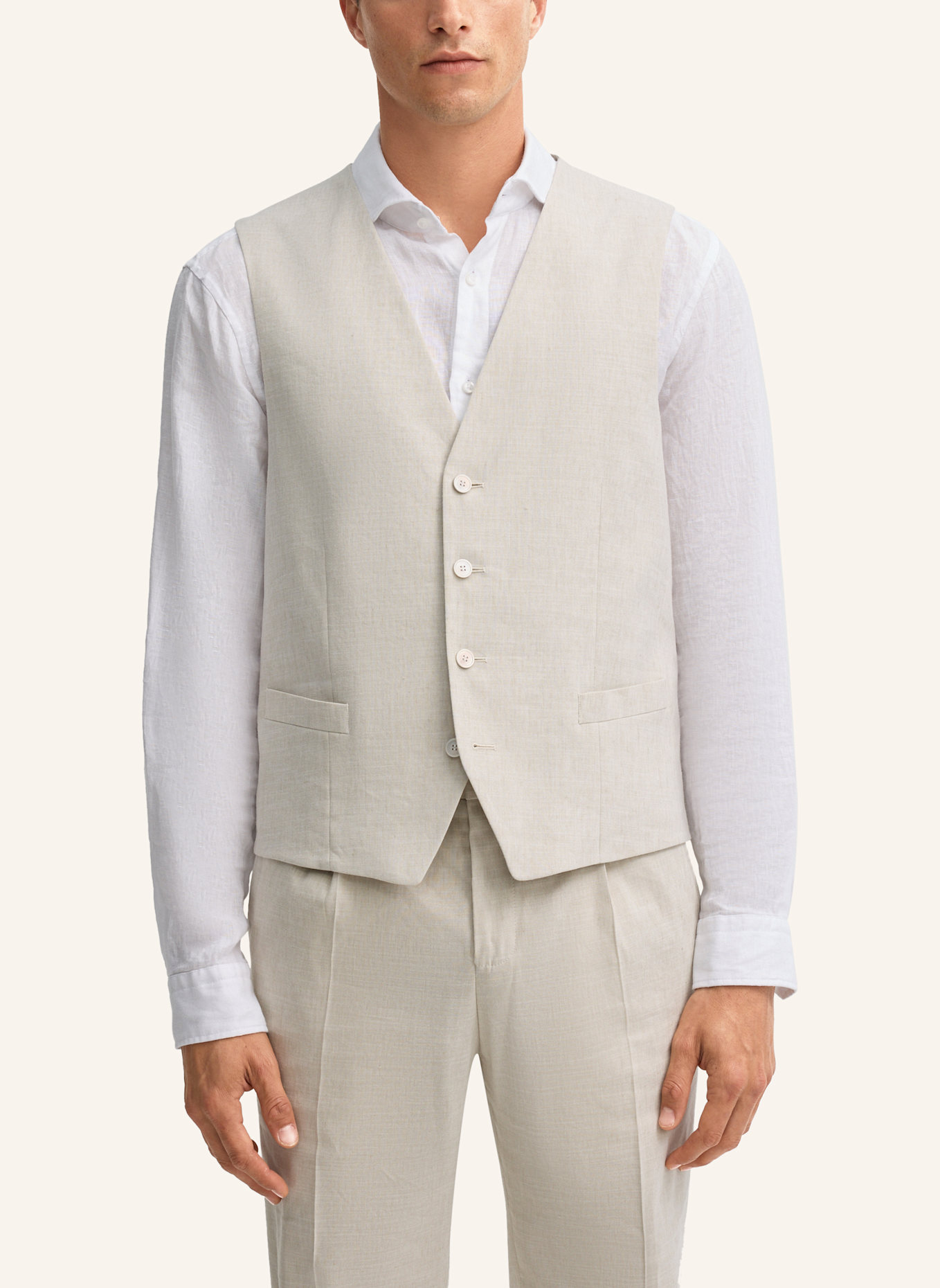 STRELLSON Anzug-Weste GYL: BEIGE