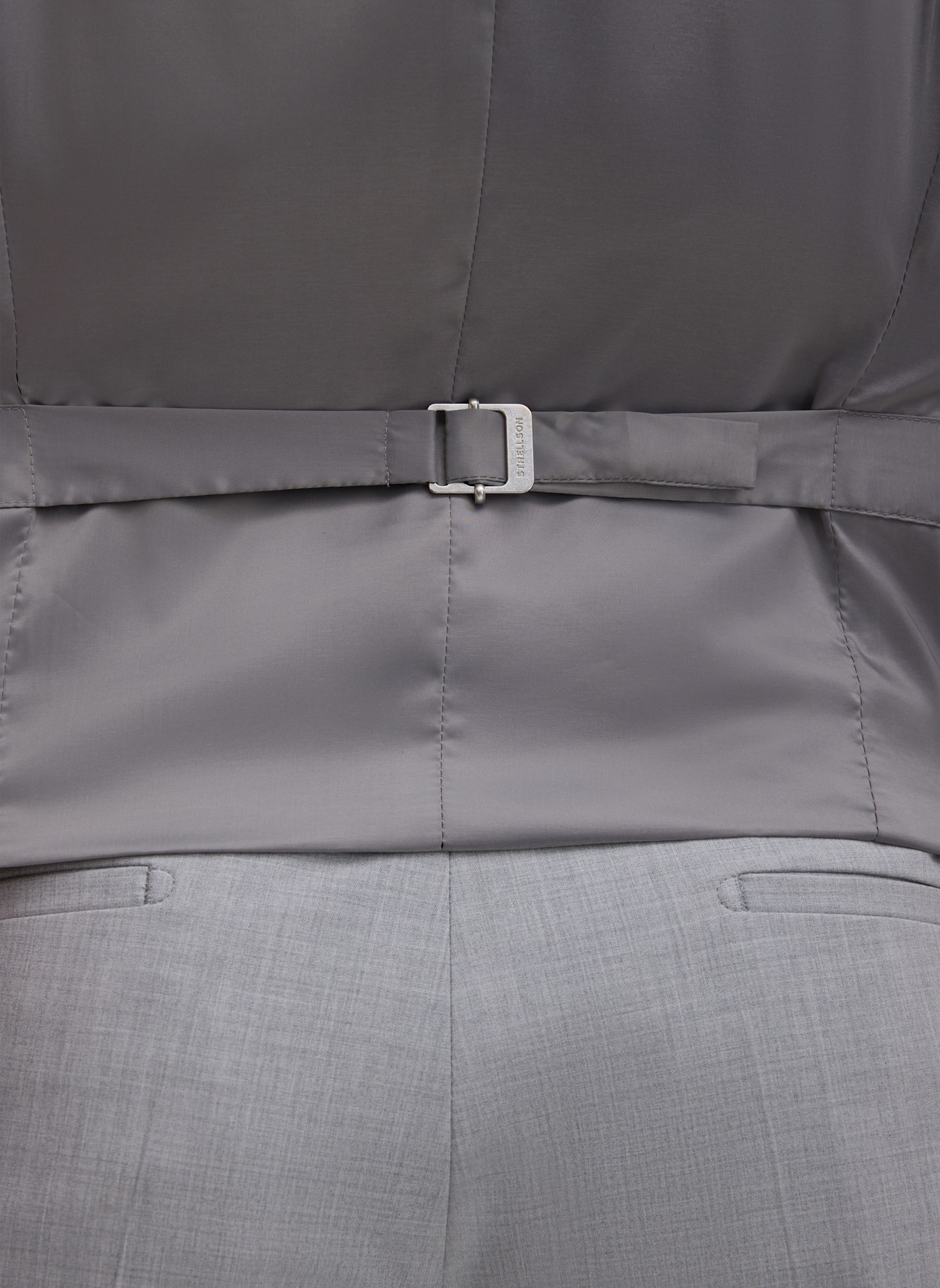 STRELLSON Anzugweste VES2 Extra Slim Fit: HELLGRAU