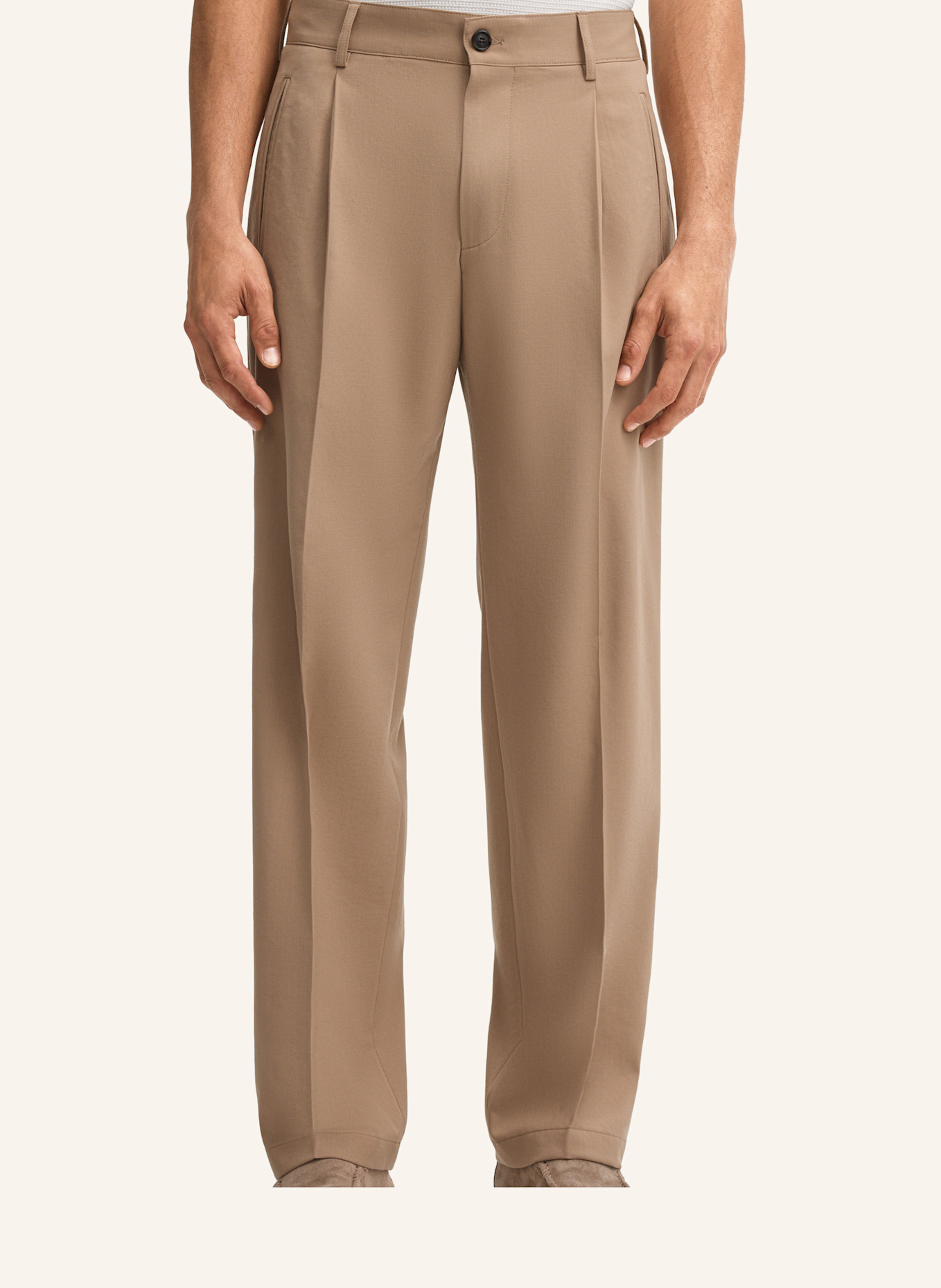 STRELLSON Hose JAROD2 Loose Fit: BEIGE