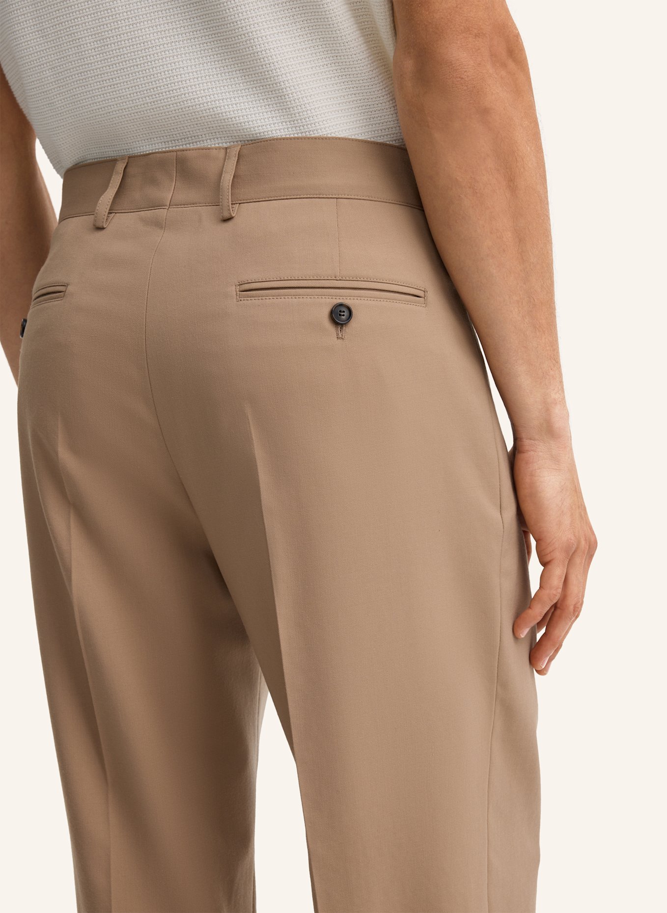 STRELLSON Hose JAROD2 Loose Fit: BEIGE