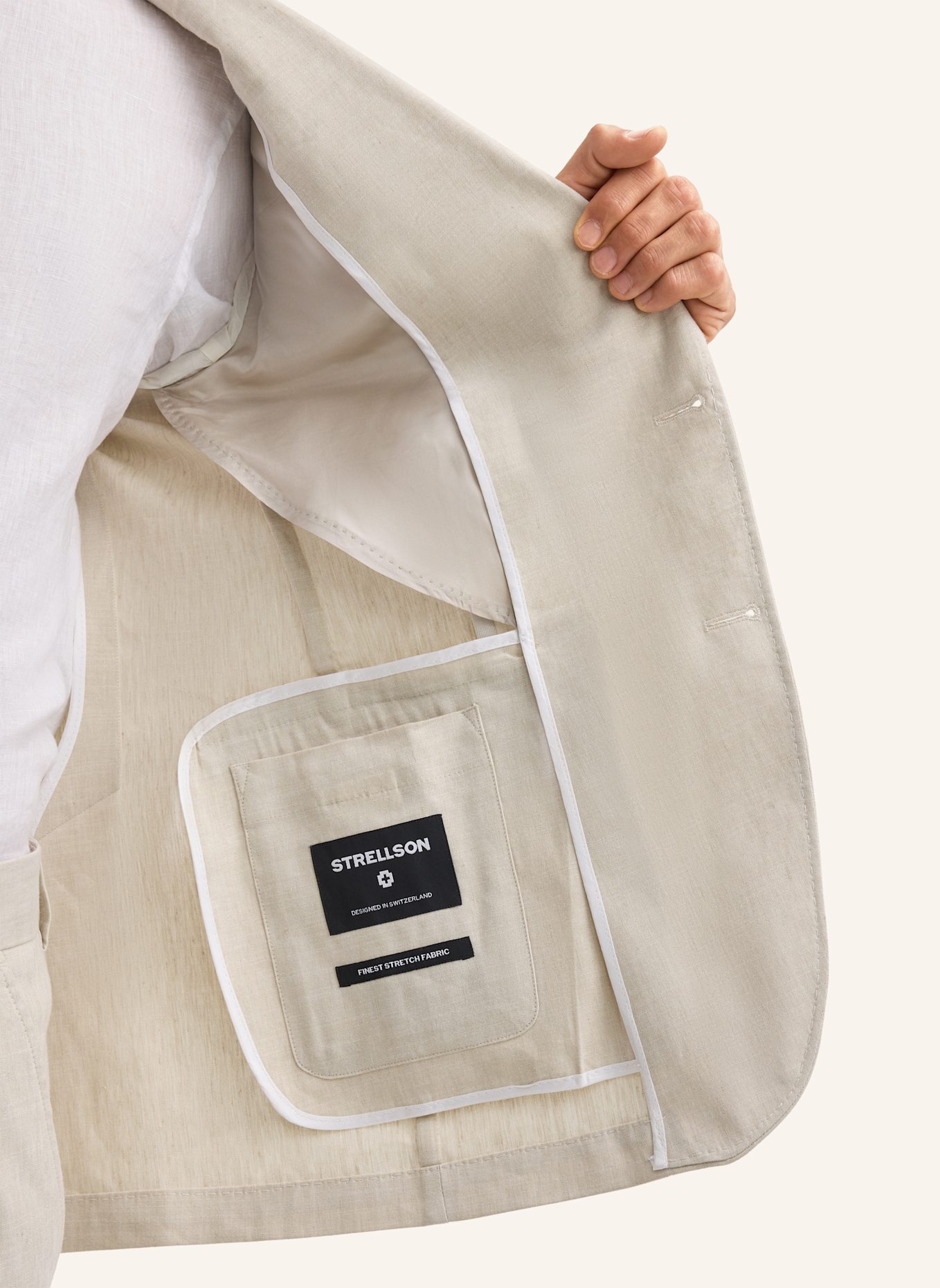 STRELLSON Baukasten Sakko ARI: BEIGE