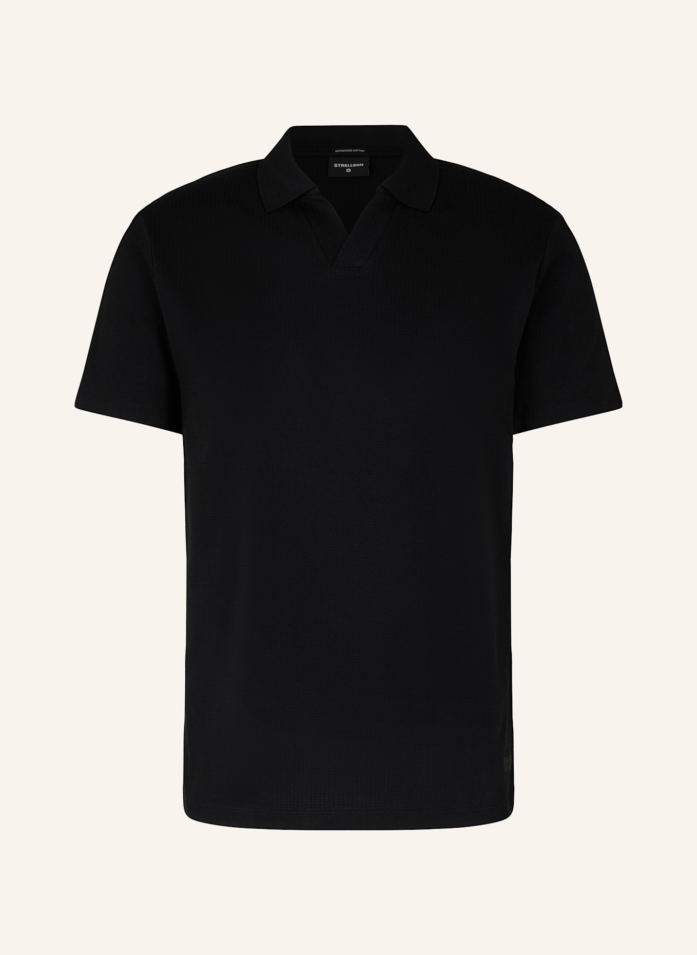 STRELLSON Poloshirt: SCHWARZ