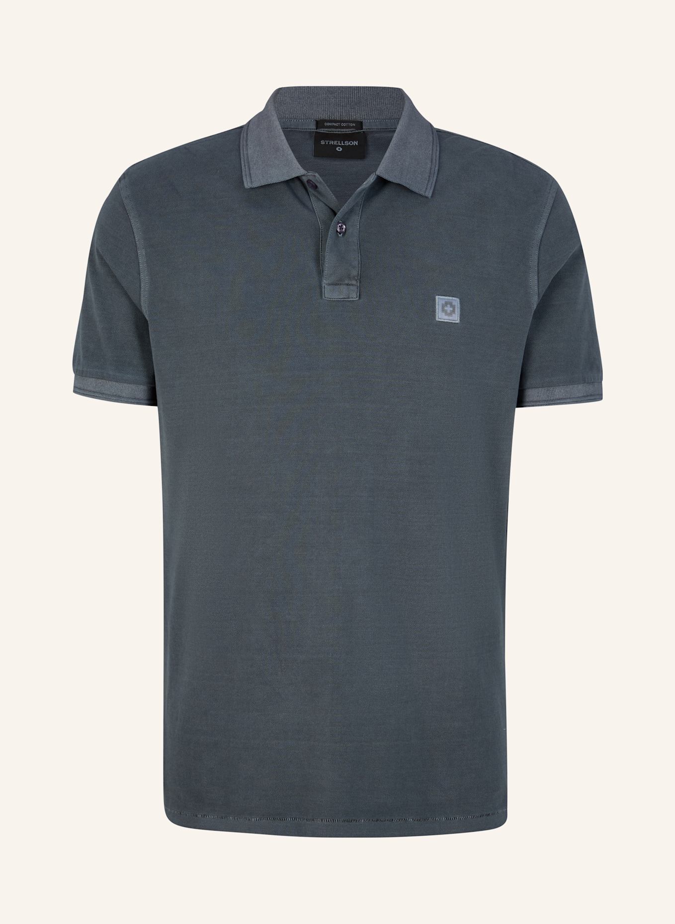 STRELLSON Poloshirt: SCHWARZ