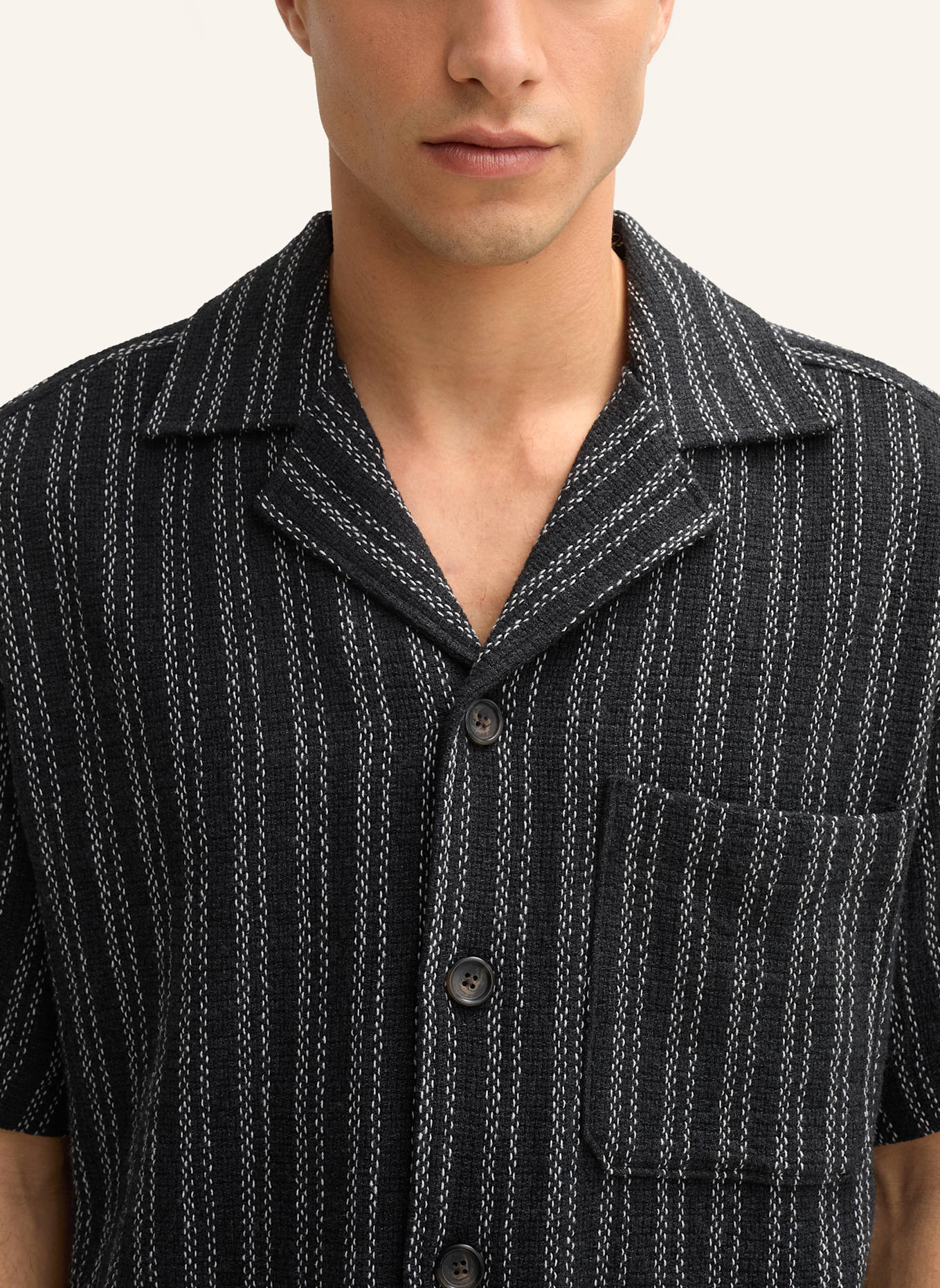 STRELLSON Shirt: SCHWARZ