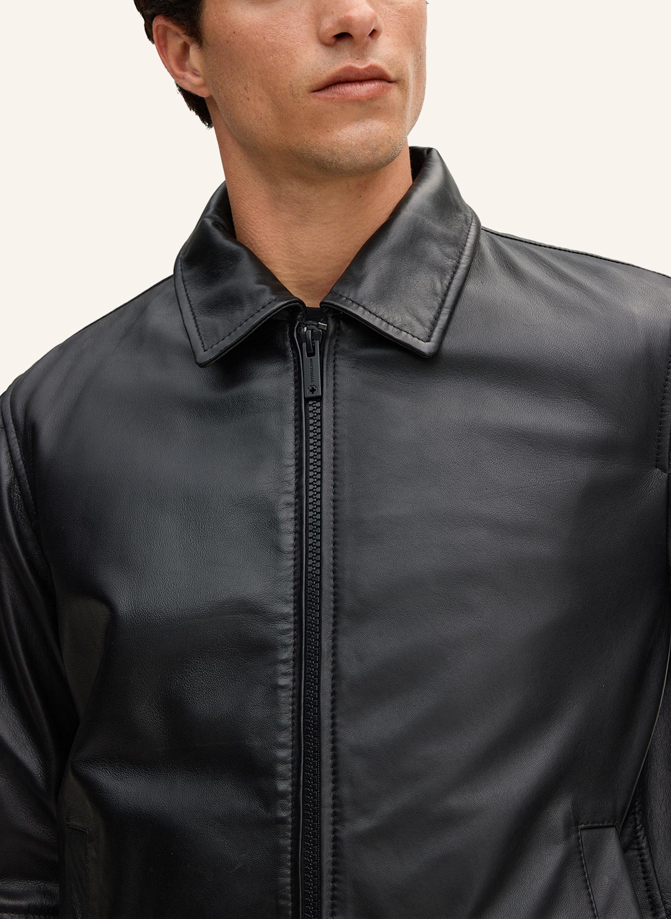 STRELLSON Lederjacke: SCHWARZ