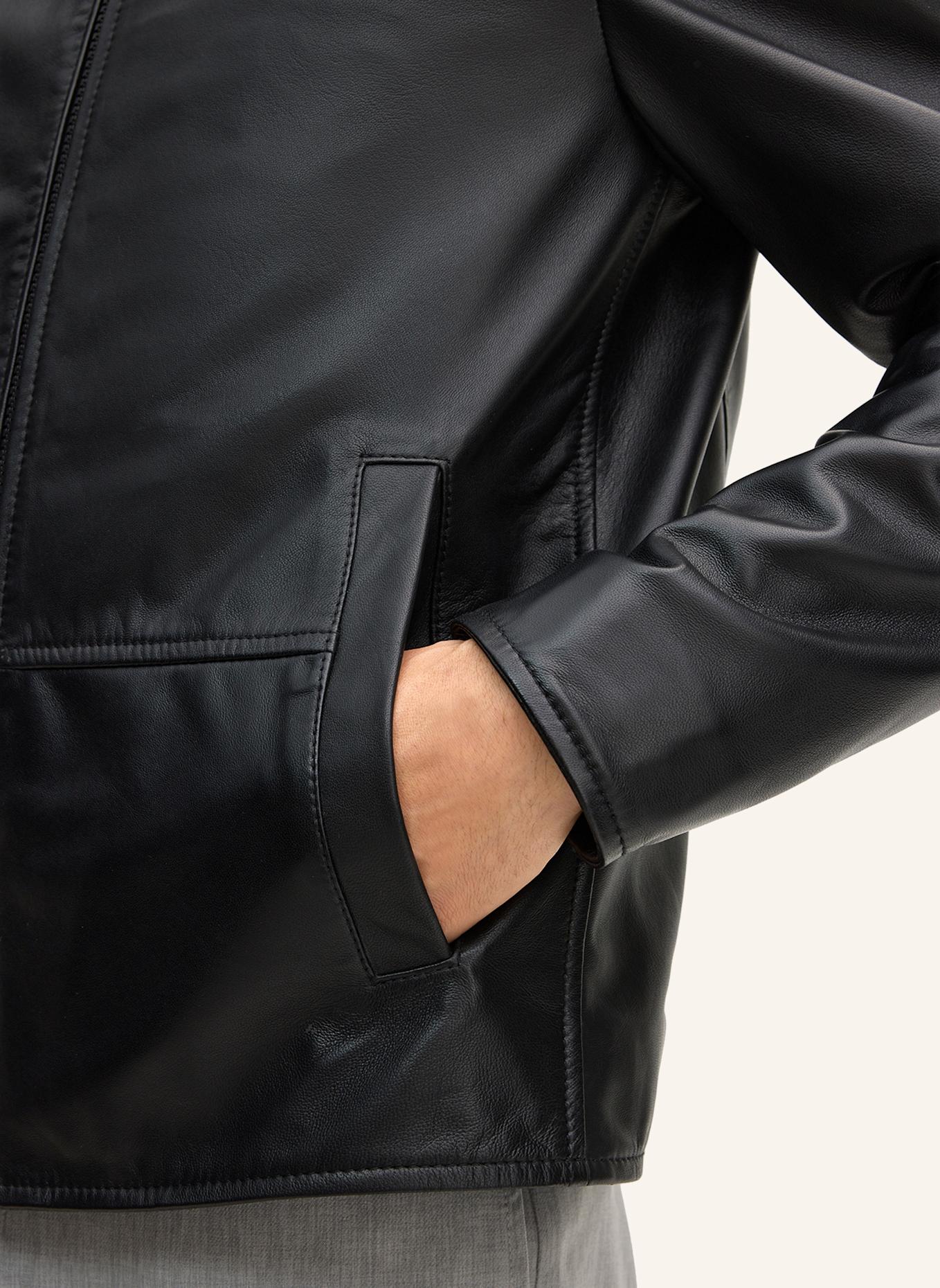 STRELLSON Lederjacke: SCHWARZ